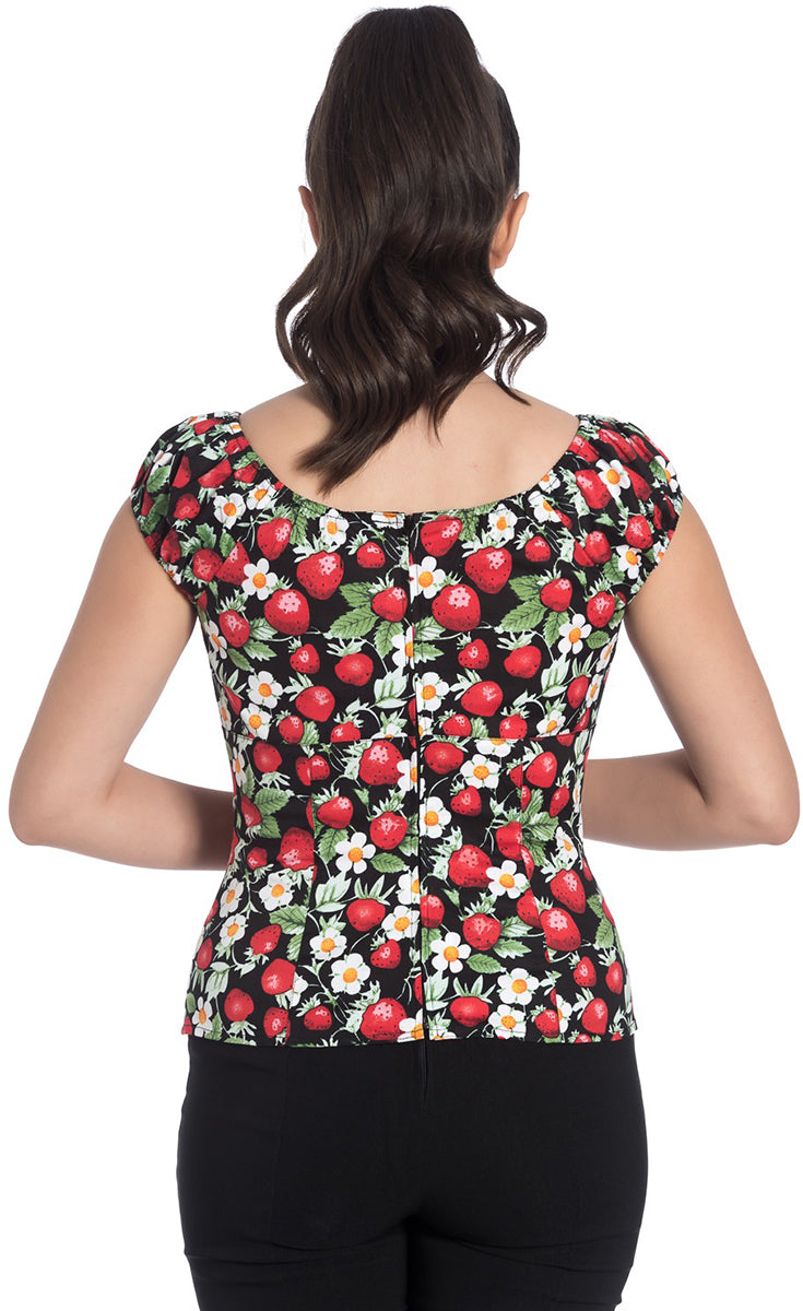 Hell_Bunny_STRAWBERRY_SUNDAE_Keyhole_ERDBEEREN_Vintage_SHIRT_Bluse-2