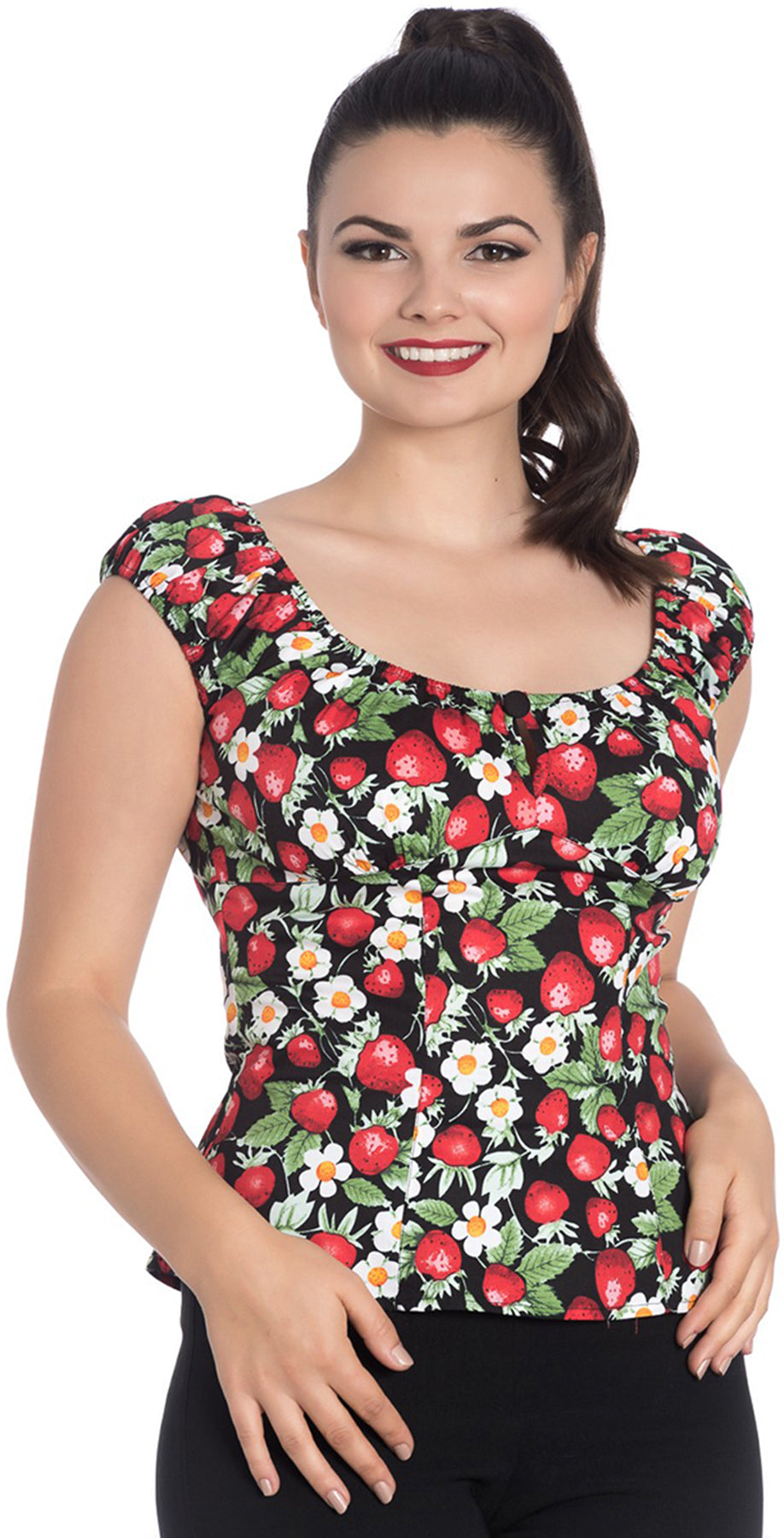 Hell_Bunny_STRAWBERRY_SUNDAE_Keyhole_ERDBEEREN_Vintage_SHIRT_Bluse_killer_kirsche8XP83RY2Z7hL9