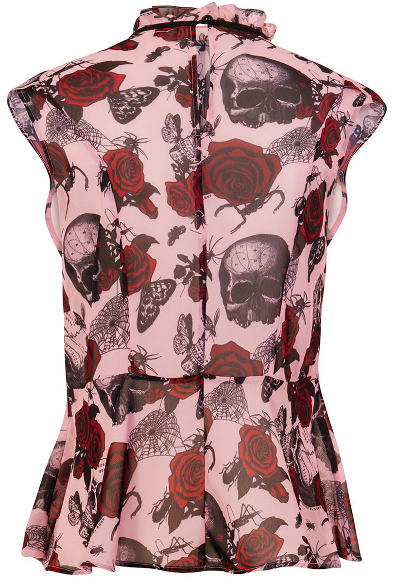 Hell_Bunny_SULLEN_Vintage_ROSES_Skulls_Insect_PEPLUM_Chiffon_BLUSE_Blouse-4cbVBIgG7Lm3lU