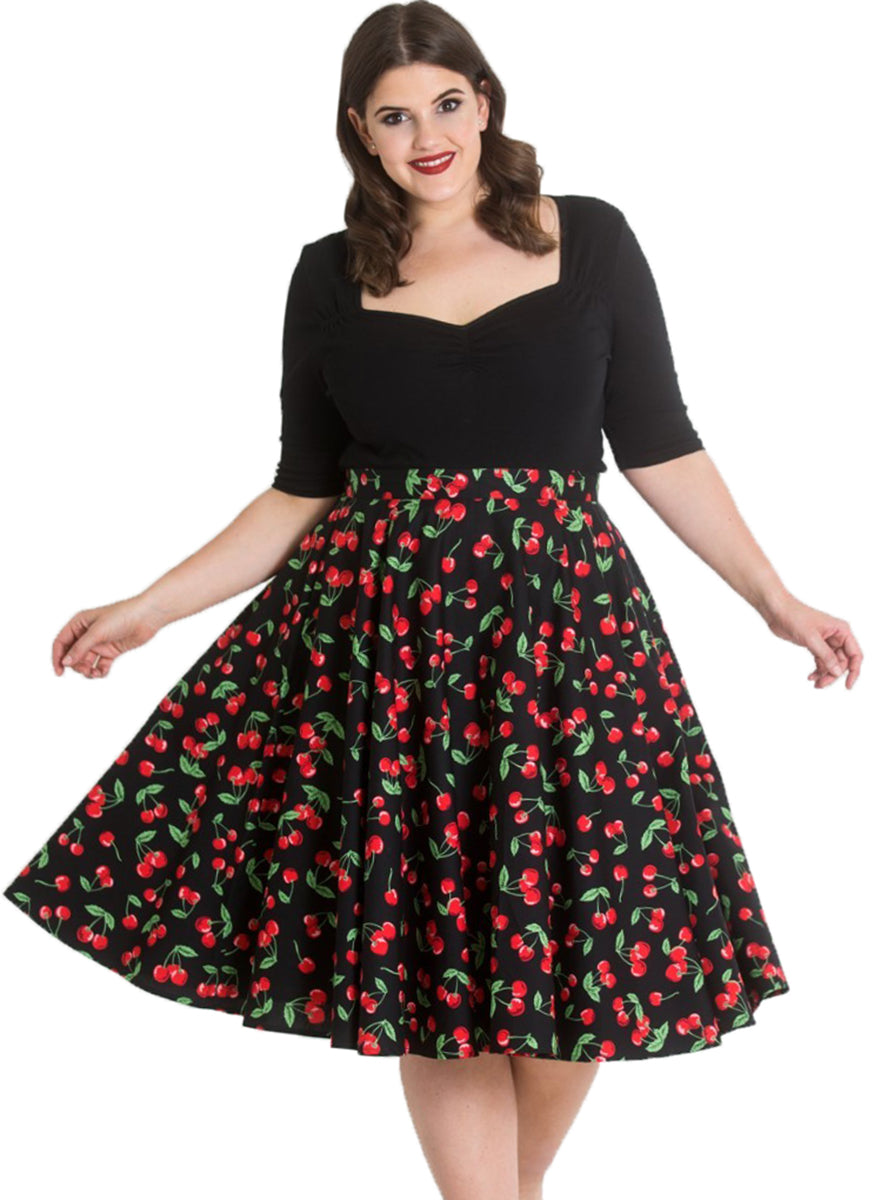 Hell_Bunny_SWEETIE_50s_Kirschen_CHERRY_Swing_Skirt_TELLERROCK_Black_Plus_Size-1brsPhEdPR5aIu