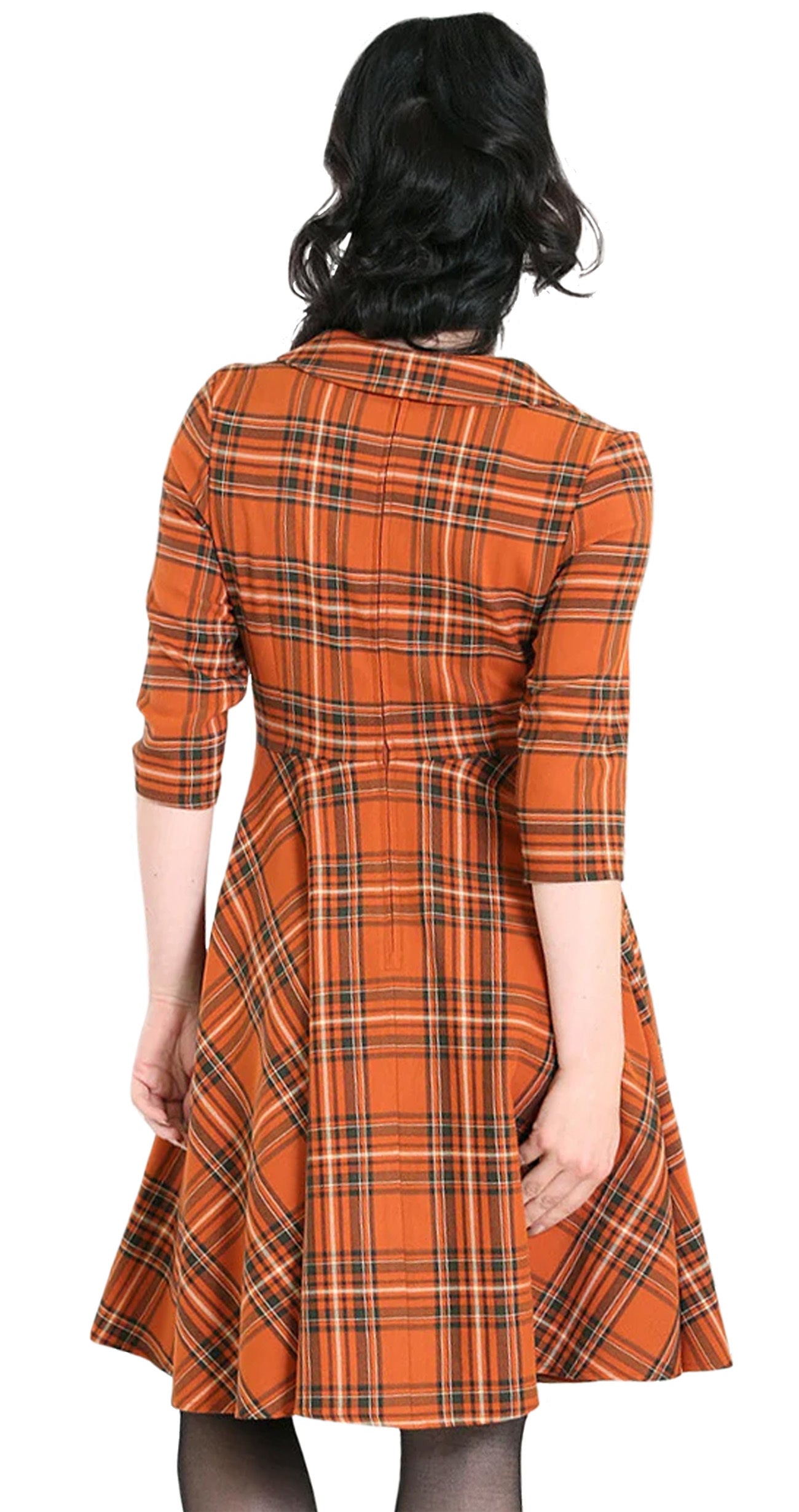 Hell_Bunny_TAWNY_TARTAN_50s_Retro_Karo_VNeck_SWING_Flared_DRESS_Kleid-5gQP91pQI8znrQ
