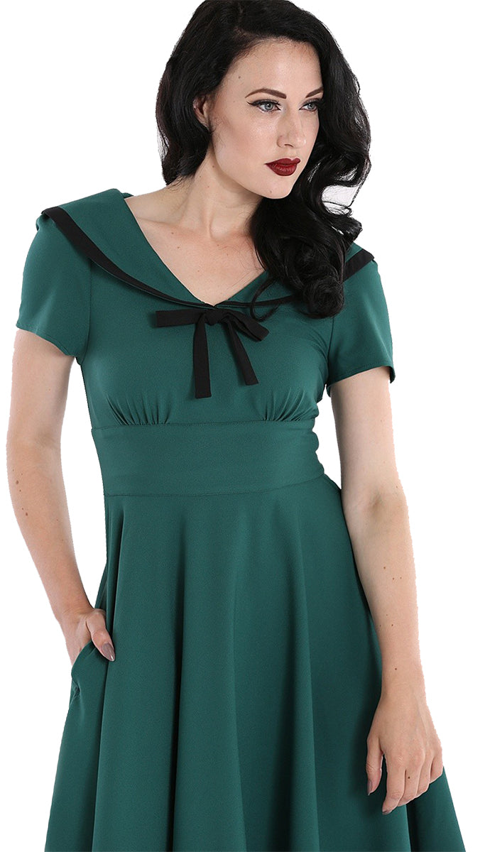 Hell_Bunny_THEA_Vintage_COLLAR_Schleifen_BOW_Sailor_SWING_Dress_Kleid02