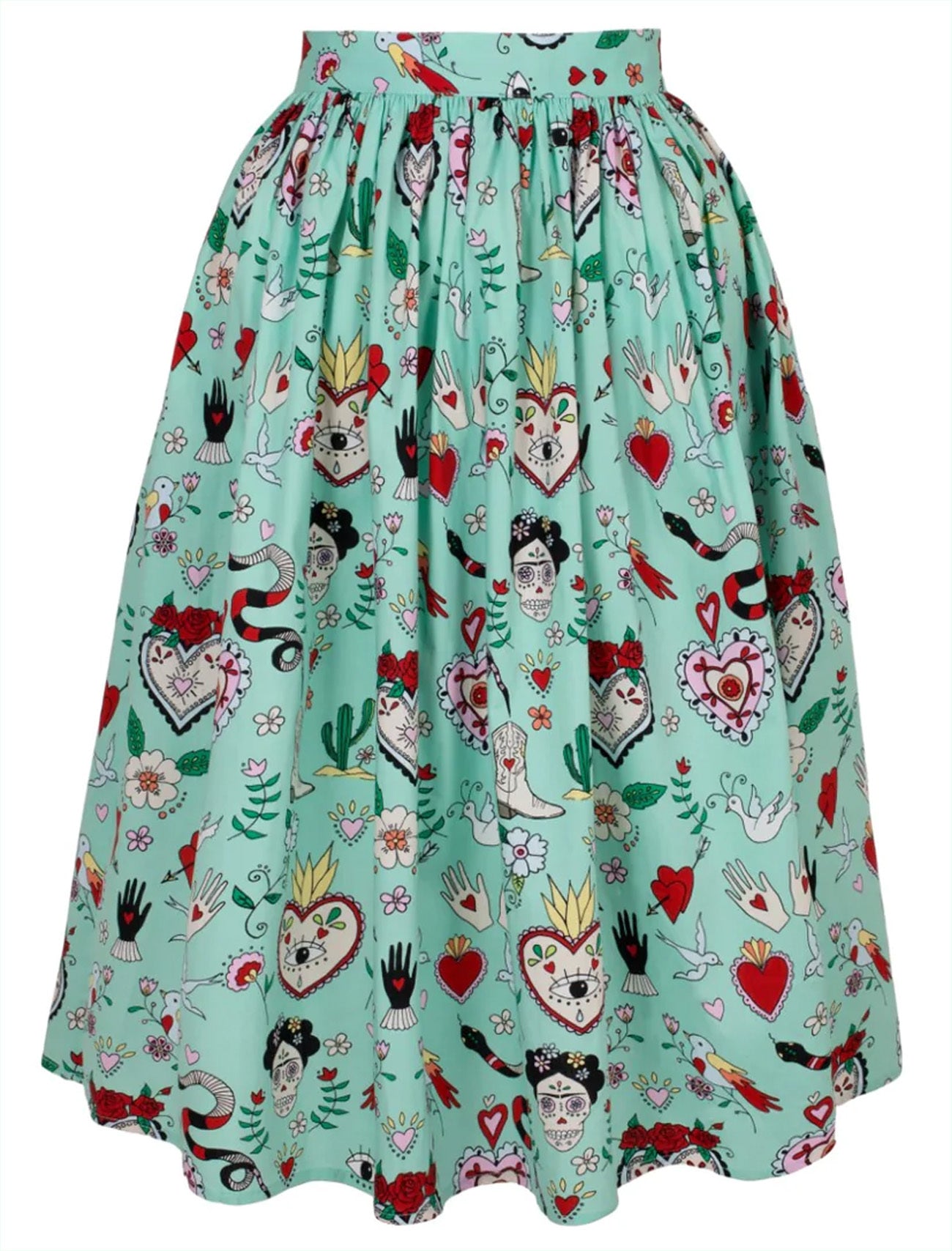 Hell_Bunny_TIJUANA_MEXICO_Oldschool_Flash_Cactus_Vintage_SWING_SKIRT_Rock_-_Mint-54YBktBbb8yGl0