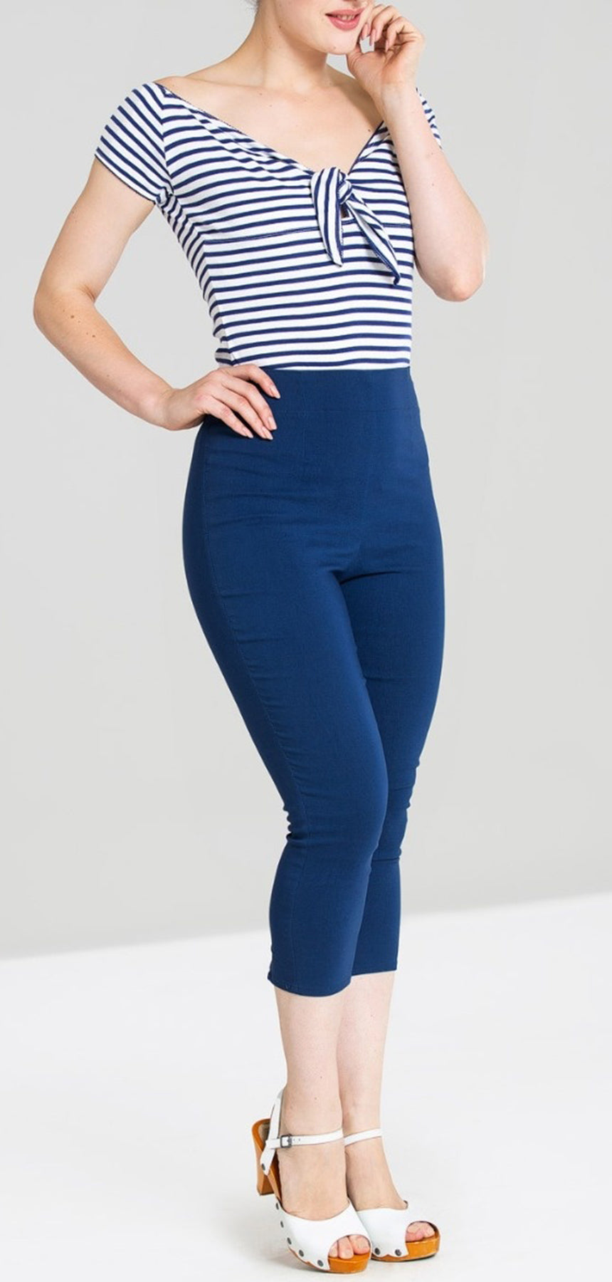 Hell_Bunny_TINA_Vintage_HIGH_WAISTED_Pin_Up_50s_CAPRIHOSE_Navy_killer_kirsche_2