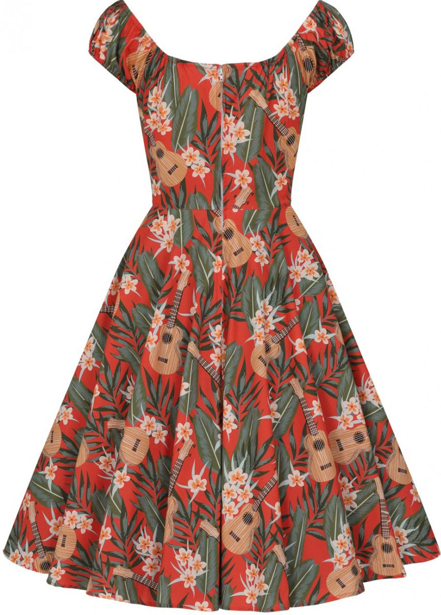 Hell_Bunny_UKULELE_Tropical_Frangipani_VINTAGE_Kurzarm_50s_SWING_KLEID_Dress_killer_kirsche_54zKDdtywZGR8B