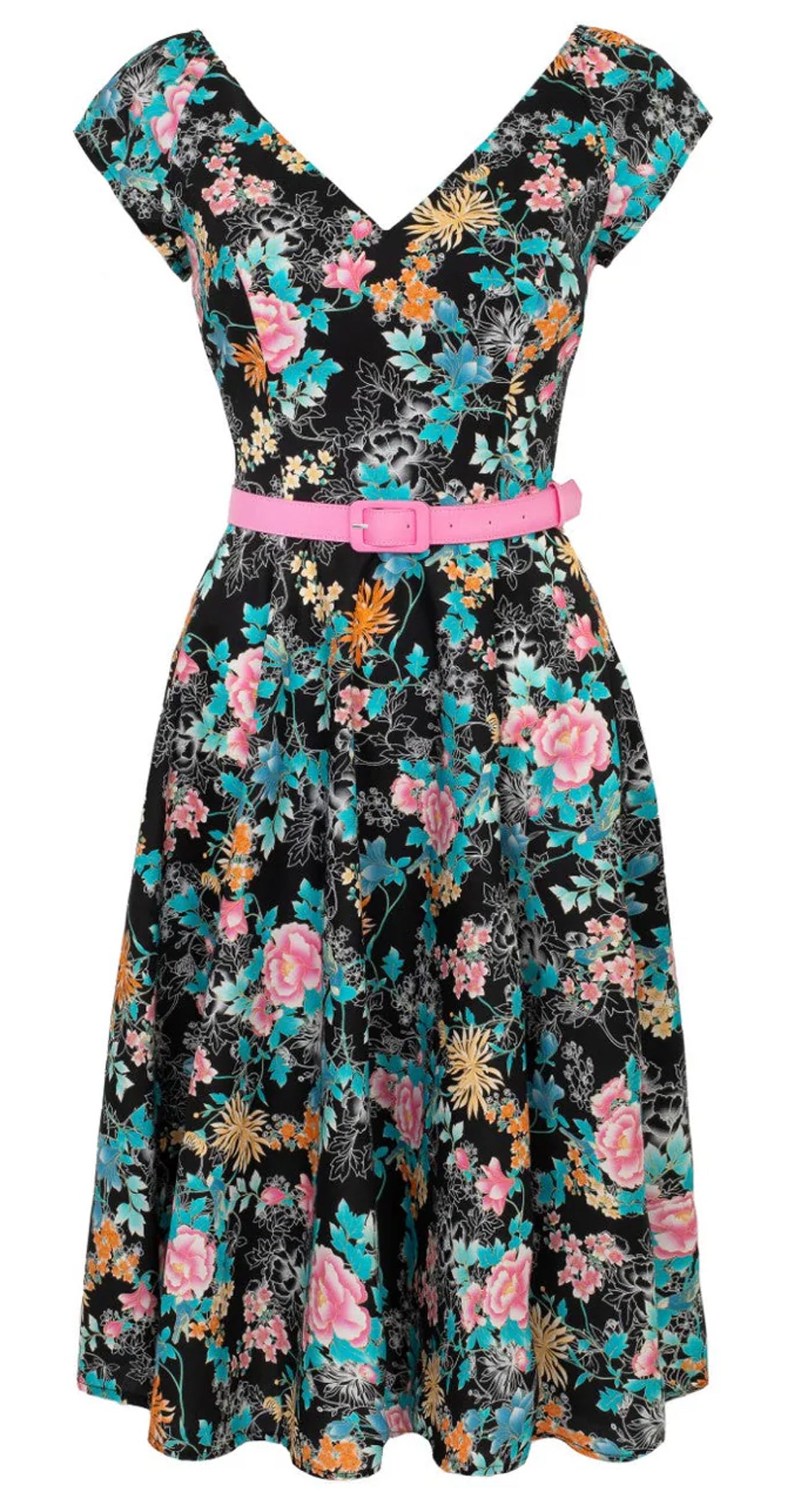 Hell_Bunny_UMI_FLORAL_Vintage_Retro_V-Neck_Circle_SWING_DRESS_Kleid_-_Schwarz-5