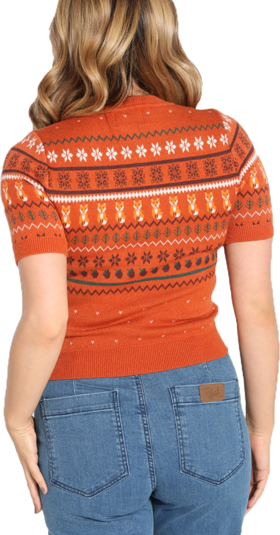 Hell_Bunny_VIXEY_JUMPER_Retro_Kurzarm_FOX_Fuchs_Fair_Isle_STRICKSHIRT_Pullover_Killer_Kirsche-2
