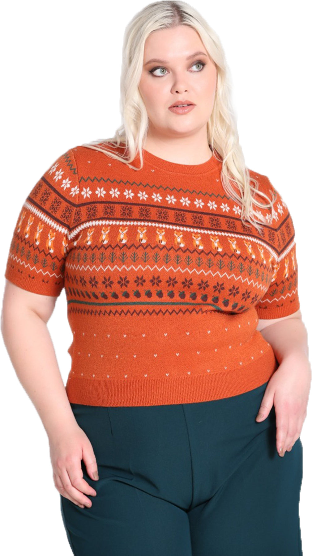 Hell_Bunny_VIXEY_JUMPER_Retro_Kurzarm_FOX_Fuchs_Fair_Isle_STRICKSHIRT_Pullover_Plus_Size_Killer_Kirsche-1
