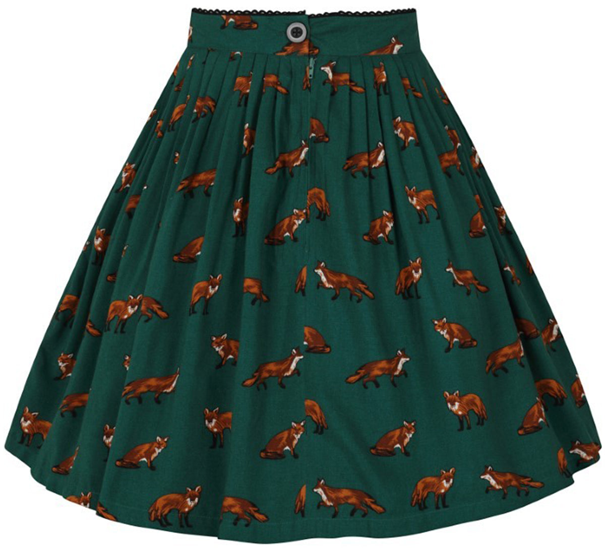 Hell_Bunny_VIXEY_Vintage_FOX_Fuchs_MINI_Pleated_SWING_SKIRT_Rock_Gruen-5