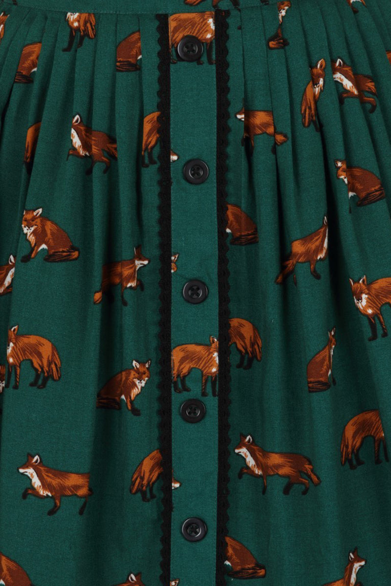 Hell_Bunny_VIXEY_Vintage_FOX_Fuchs_MINI_Pleated_SWING_SKIRT_Rock_Gruen-6
