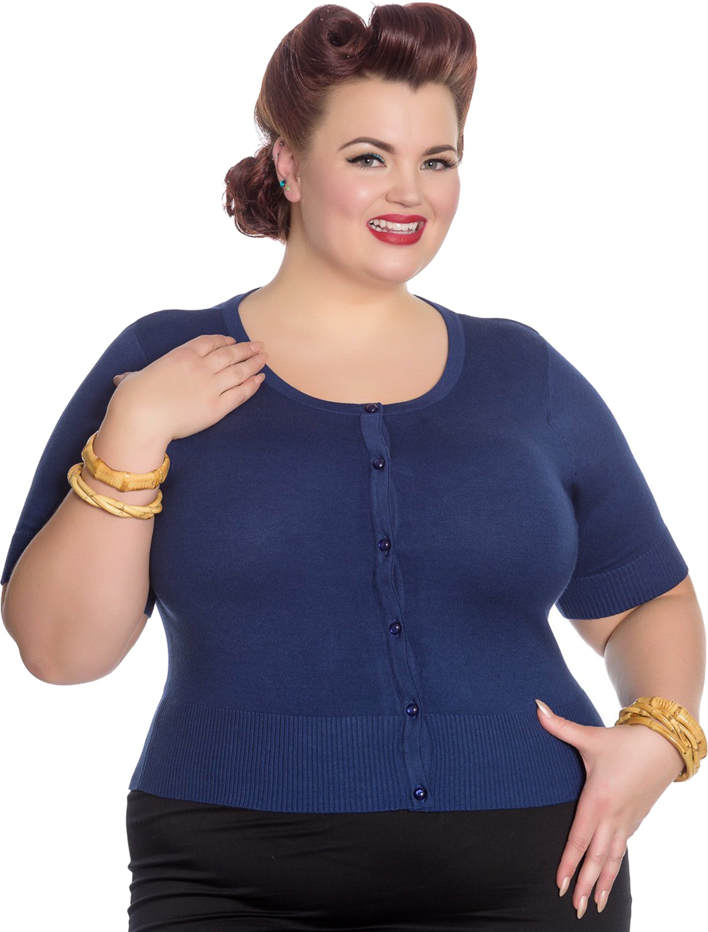 Hell_Bunny_WENDI_Kurzarm_Vintage_Cardigan_STRICKJACKE_Plus_Size_NavyuflJi8ZhclKcj