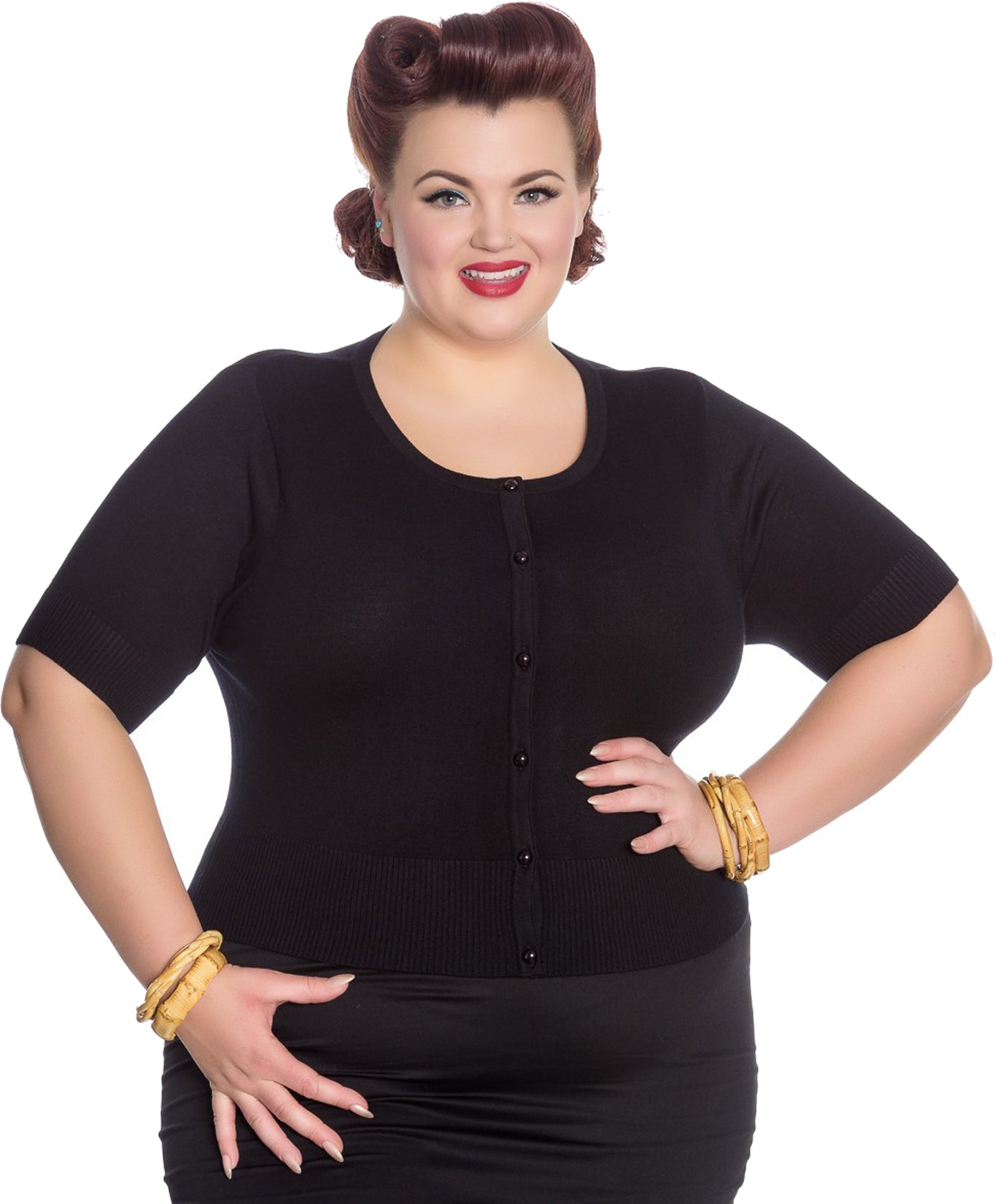 Hell_Bunny_WENDI_Kurzarm_Vintage_Cardigan_STRICKJACKE_Plus_Size_schwarzs65ZmSYXLjlFJ