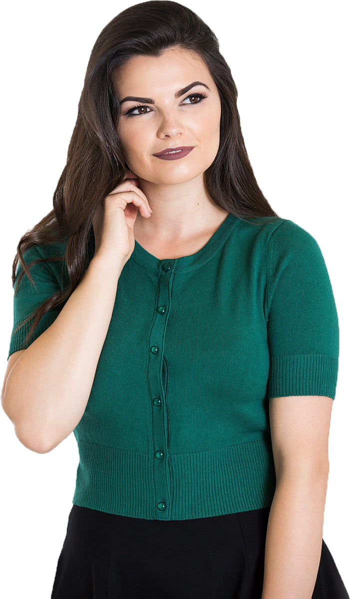 Hell_Bunny_WENDI_Vintage_KURZARM_Cardigan_STRICKJACKE_Tannengruen_Plus-1