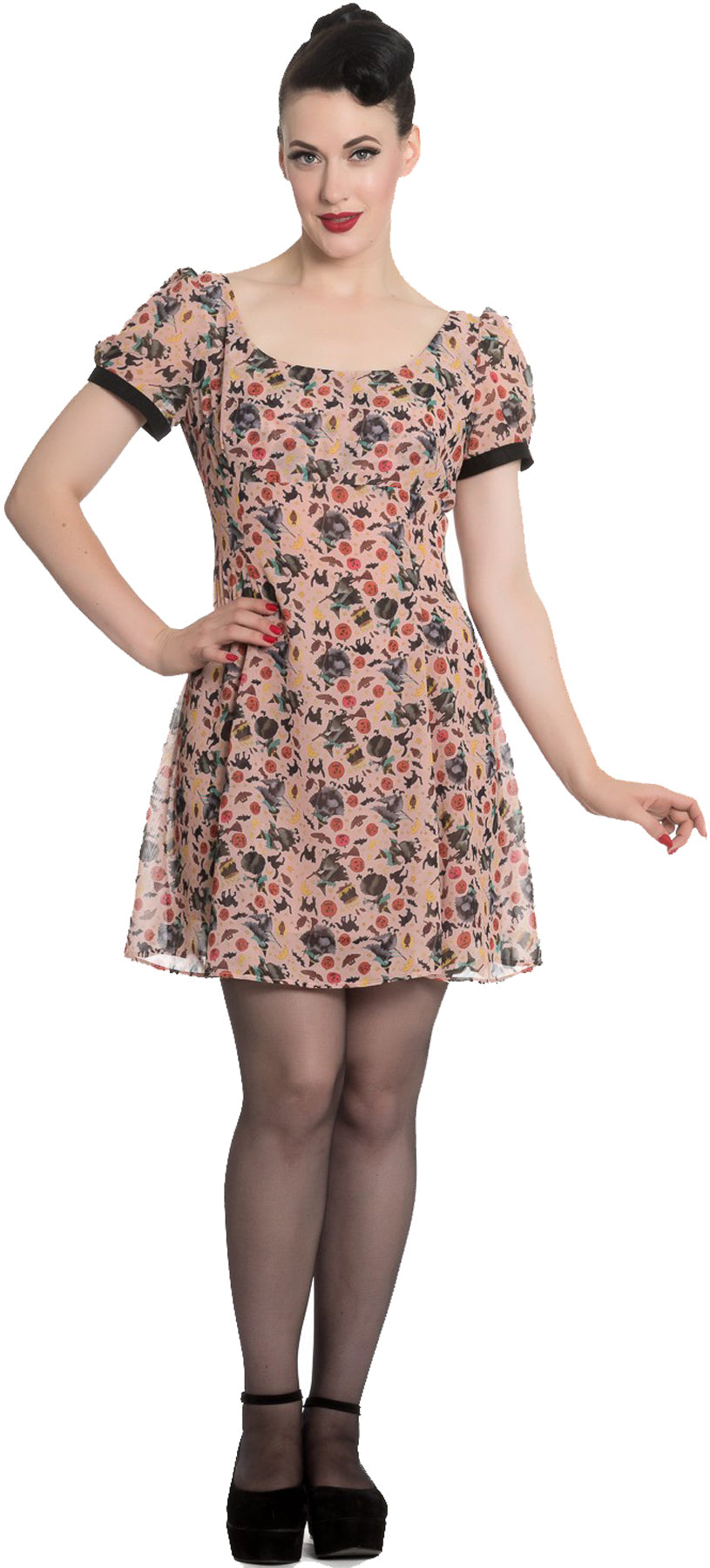 Hell_Bunny_WITCHY__Halloween_Chiffon_Gothic_Mini_Dress_Kleid_killer_kirscheFNdKduAdCn28y