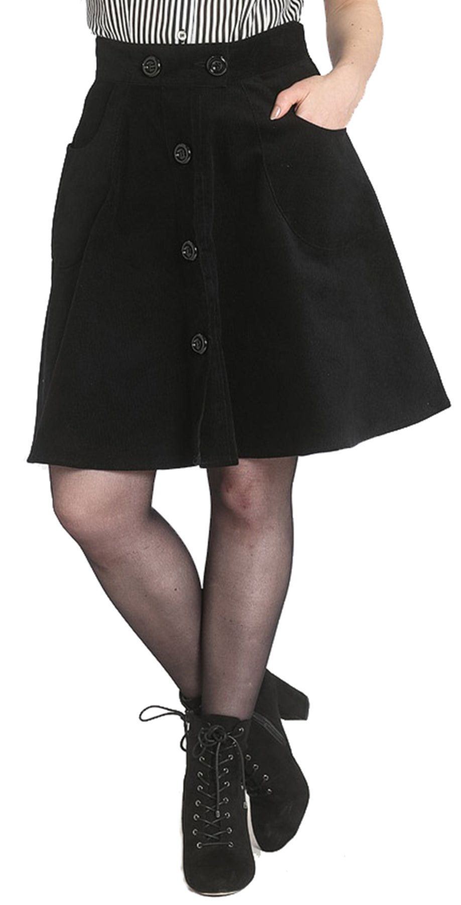 Hell_Bunny_WONDER_YEARS_Cord_Western_Retro_Skirt_ROCK_-_Schwarz_killer_kirsche_1qtaDex3S4vZOe