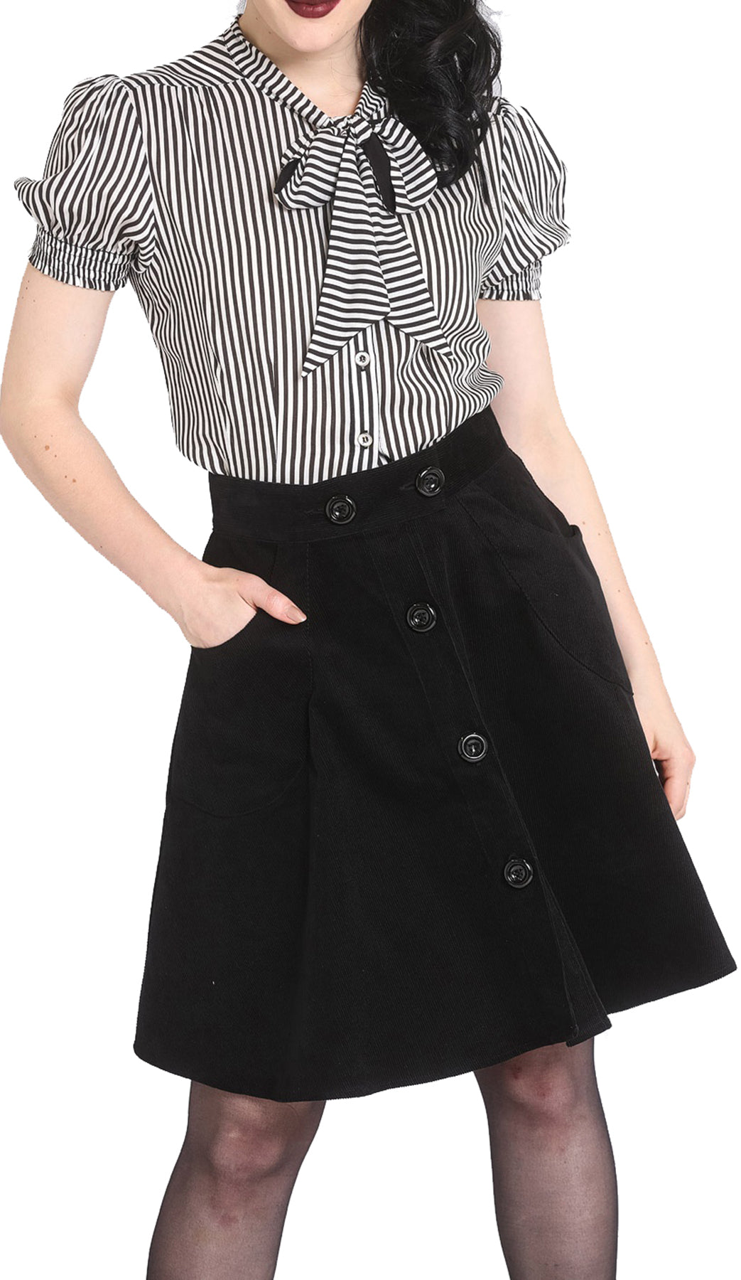 Hell_Bunny_WONDER_YEARS_Cord_Western_Retro_Skirt_ROCK_-_Schwarz_killer_kirsche_2FrDlBSGFEFxdL