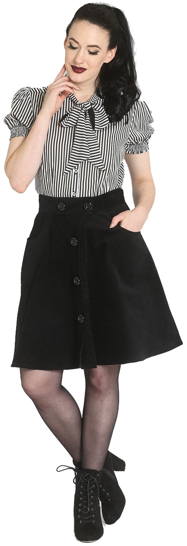 Hell_Bunny_WONDER_YEARS_Cord_Western_Retro_Skirt_ROCK_-_Schwarz_killer_kirsche_3eeRXaHgwvNhU5