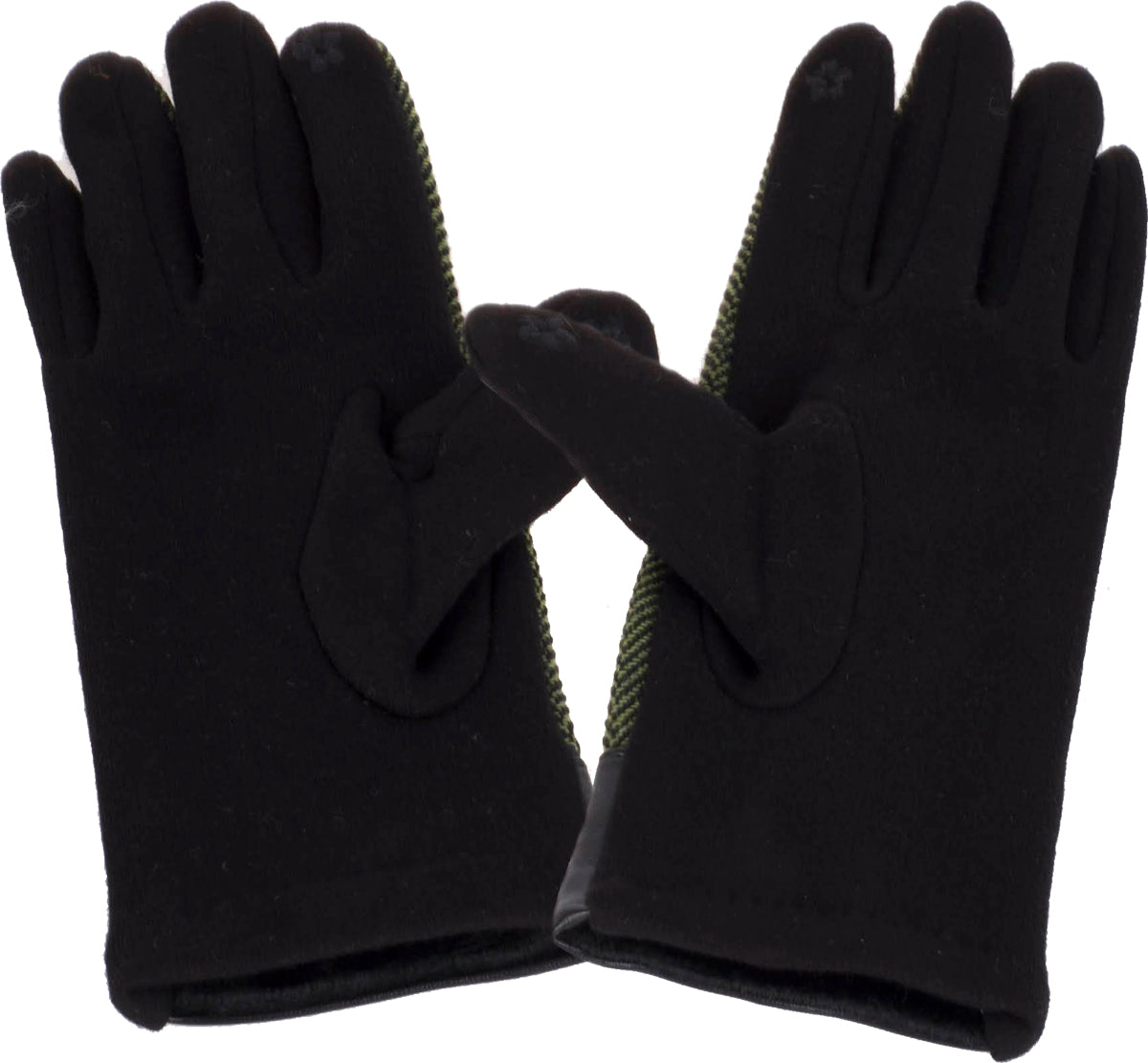 Herringbone_VINTAGE_Handschuhe_FISCHKaeTENMUSTER_Retro_GLOVES_-_Gruen_killer_kirsche_2
