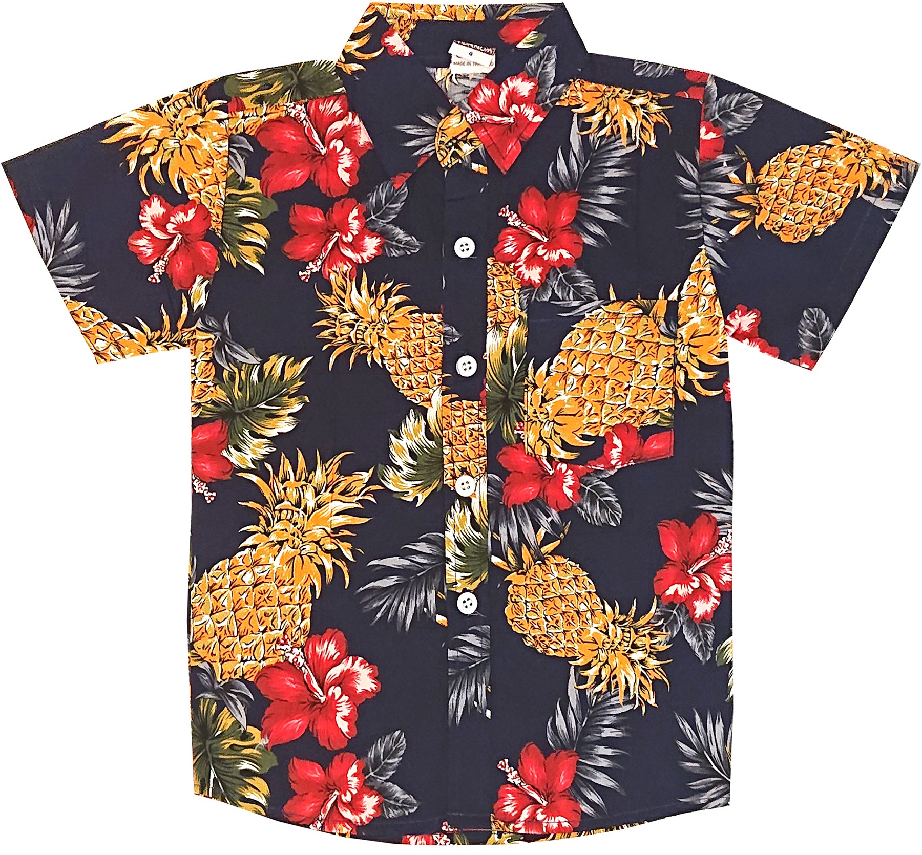 Hibiskus_PINAPPLE_Ananas_Blueten_KINDER_Kurzarm_HAWAIIHEMD_-_Dunkelblau_killer_kirscheZb4O8LdYVaCTU
