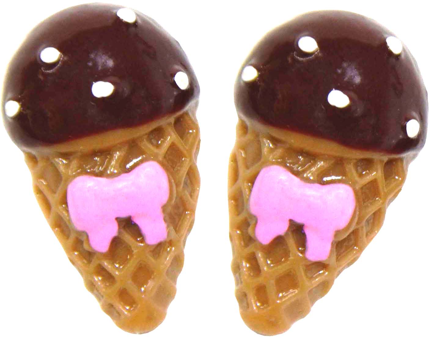ICE_CREAM_Eiscreme_Waffeleis_Retro_OHRSTECKER_braunCfbH76jSmroME