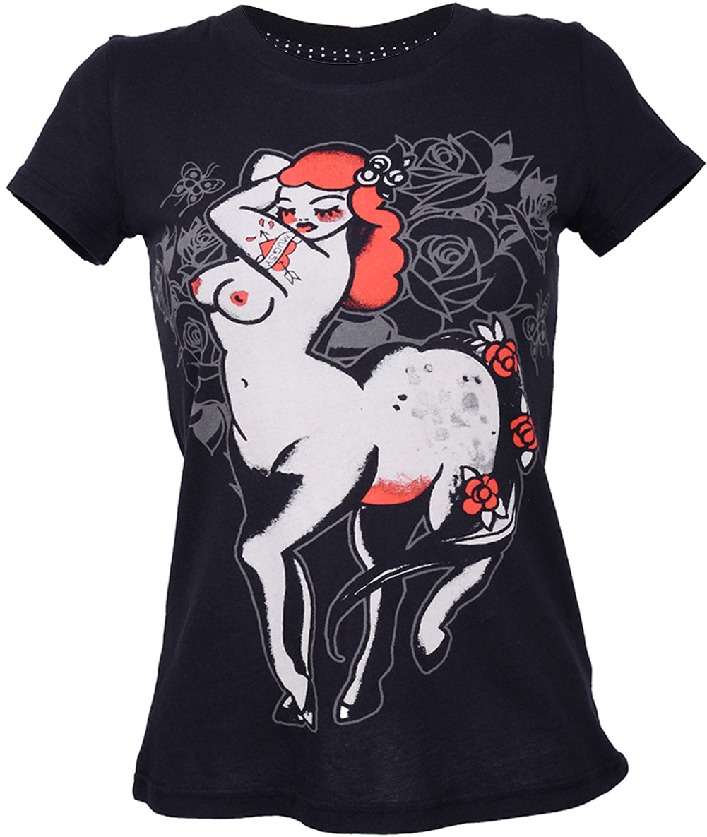 Iron_Fist_HORSE_PLAY_Basic_TEE_Shirt_Schwarz