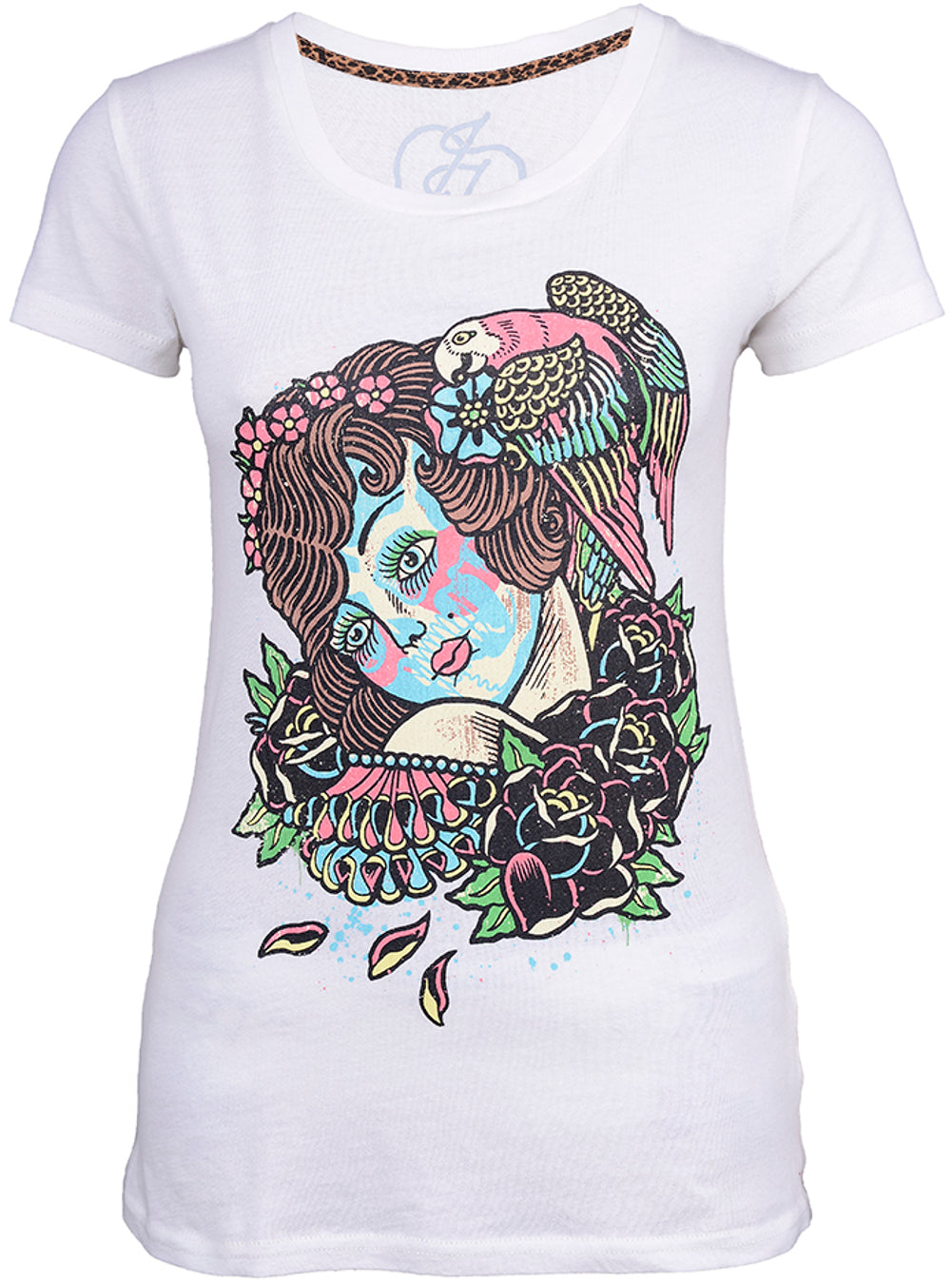 Iron_Fist_TROPIC_LOVE_Oldschool_Tee_SHIRT_Weiss