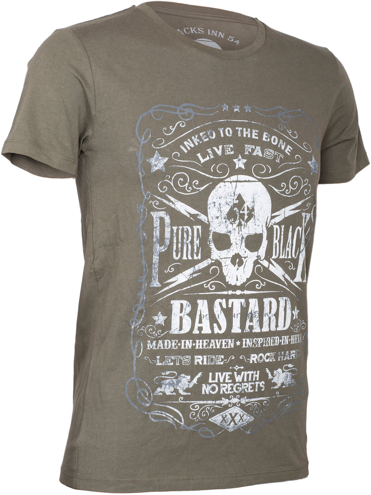 Jacks_Inn_54_BASTARD_Totenkopf_Skull_HERREN_Oberteil_T-SHIRT_Khaki-27QT8AwB3gbH9H