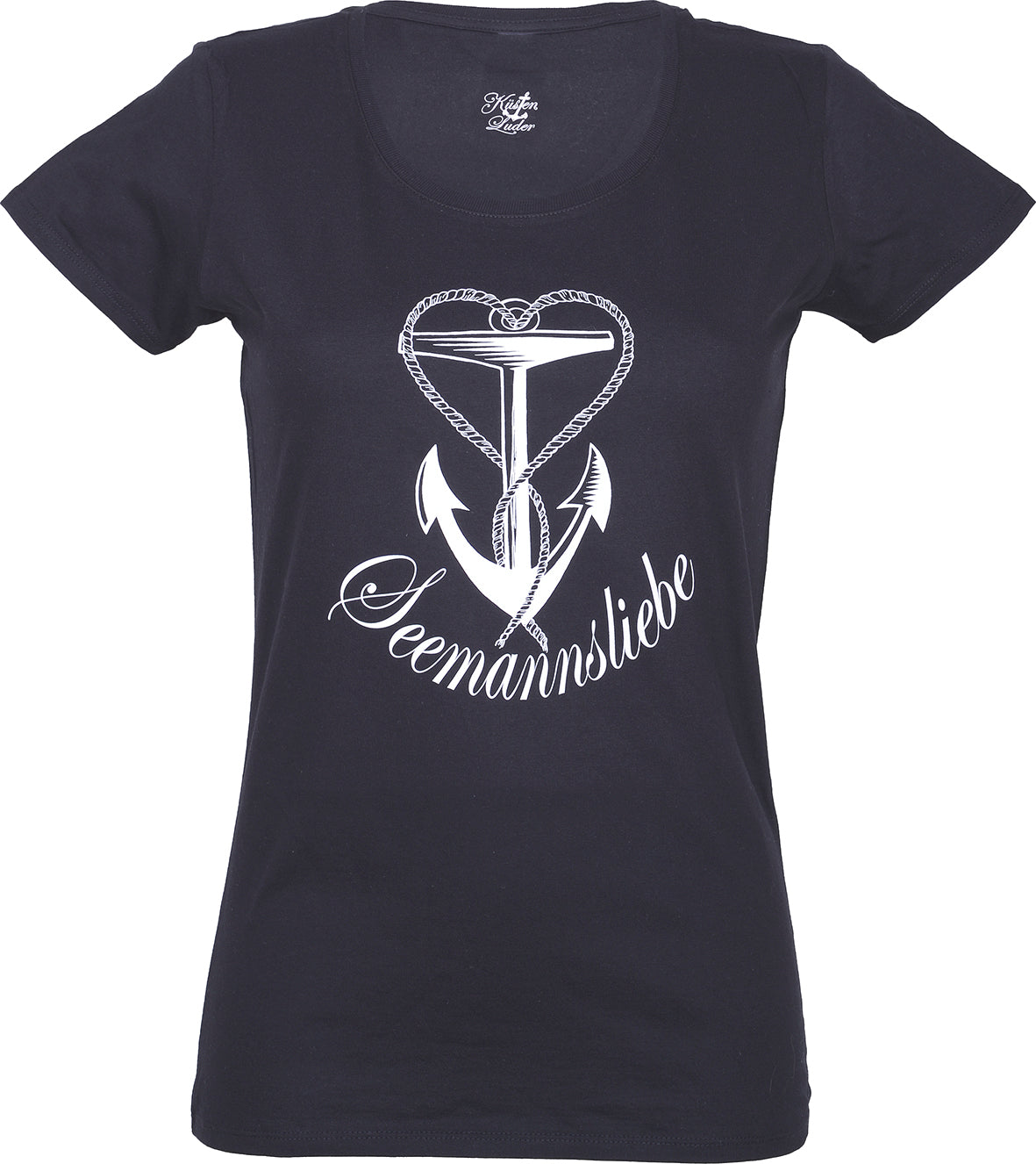 KM121_-_Kuestenluder_SEEMANNSLIEBE_Anchor_Heart_SHIRT_-_Schwarz