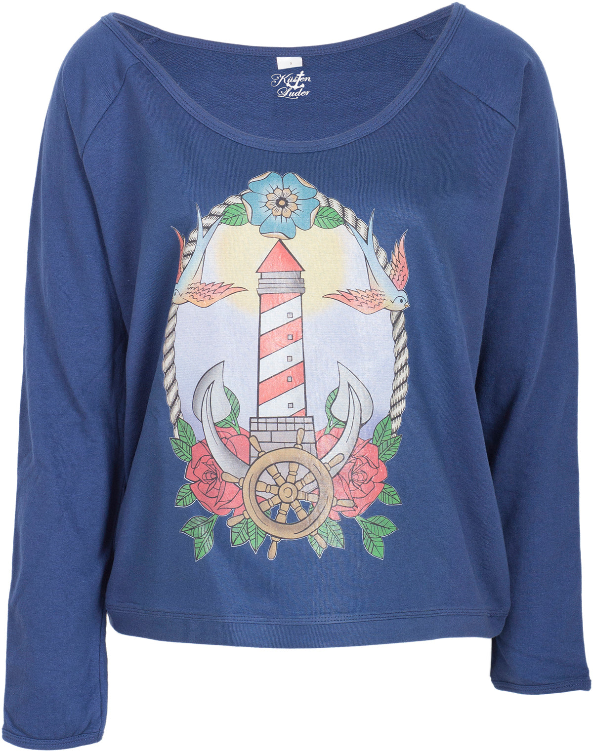 KM256_-_Kuestenluder_LIGHTHOUSE_Leuchtturm_Oldschool_Sailor_Anchor_Raglan_PULLOVER_-_BlaueFNlMrbZaid06
