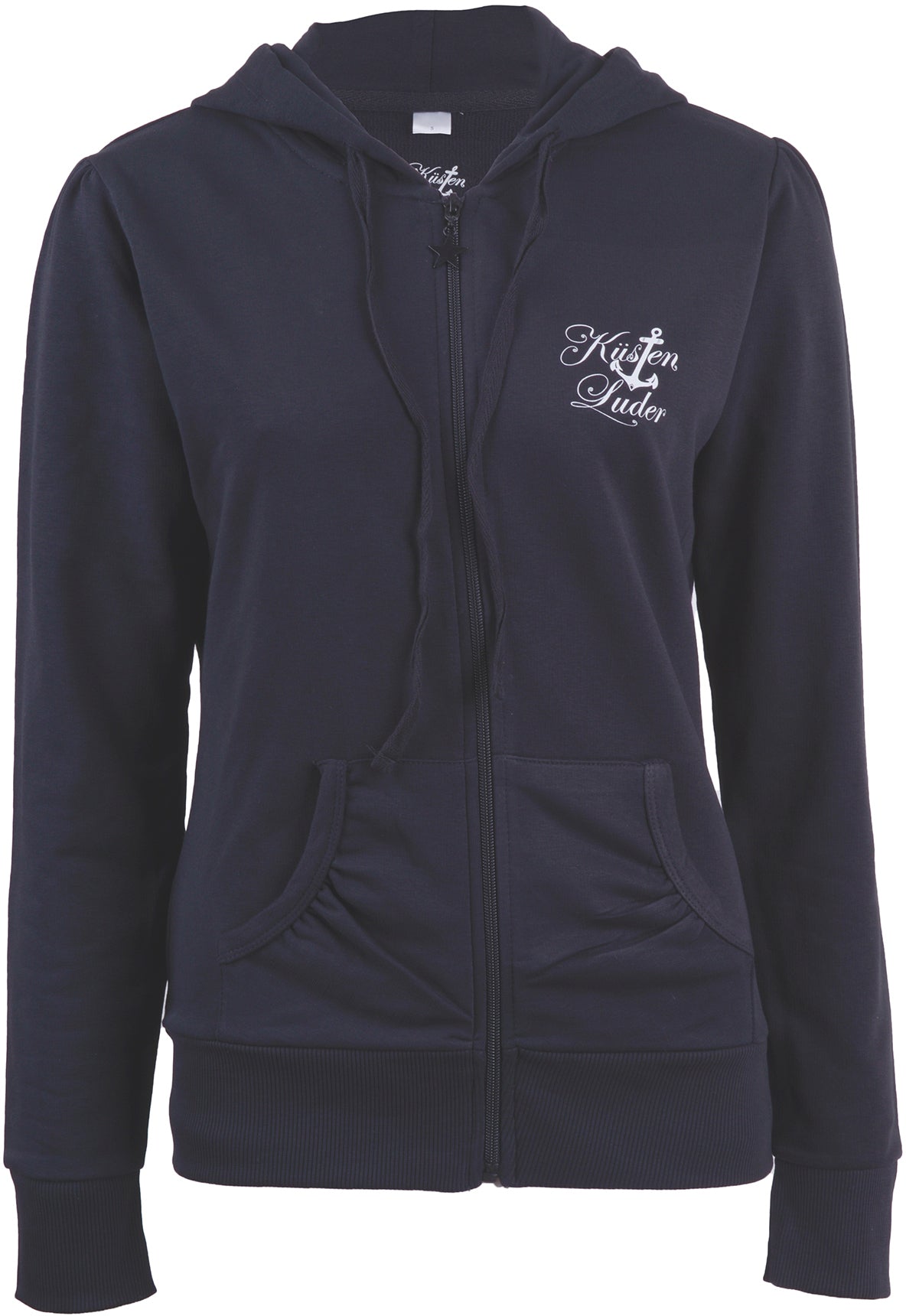 KO085_-_JUNGE_komm_bald_wieder-_HOODED_Zip_Sweat_JACKE_-_Schwarz5e96d4ce14f0e