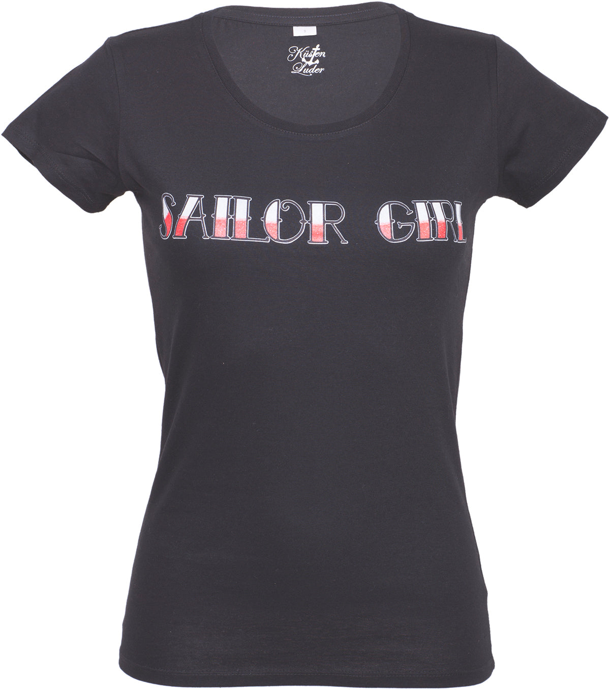 KO110_-_Kuestenluder_TATTOO_Sailor_Girl_T-Shirt_-_SchwarzhaNyqIaDMBztq