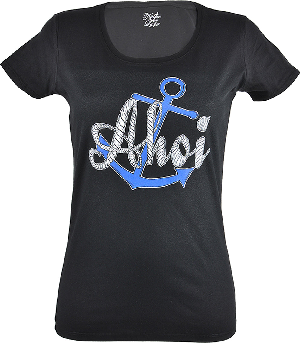 KO1202_-_Kuestenluder_ANCHOR_Sailor_AHOI_Anker_Retro_SHIRT_Oberteil_-_BlkyGRrWw2Fscbv6