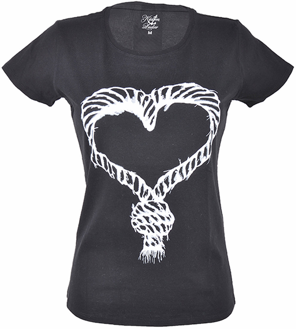 KO122_-_Kuestenluder_SAILOR_Heart_ROPE_Nautical_Oldschool_SHIRT_-_Schwarz