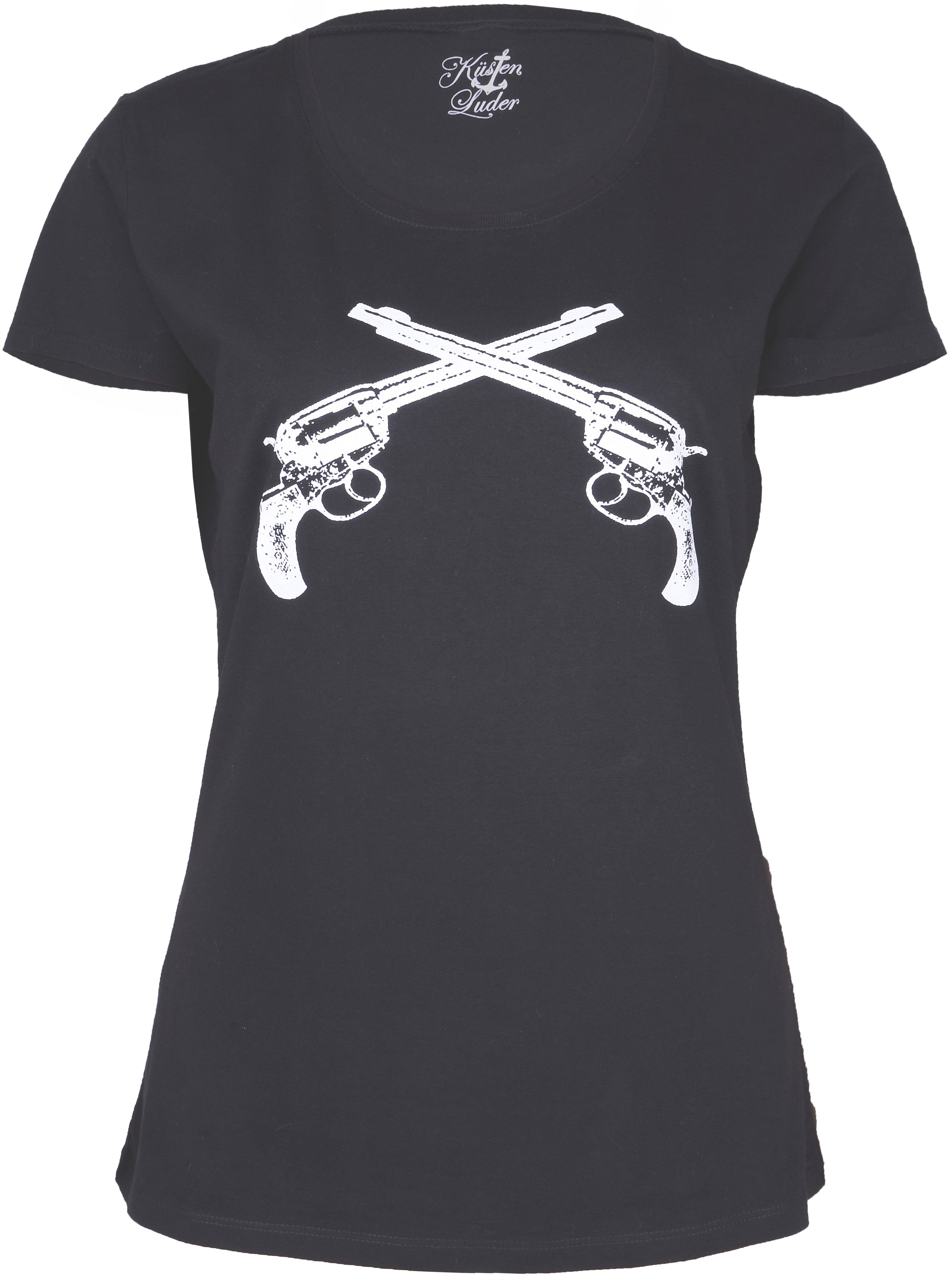 KO202_-_Kuestenluder_2_Guns_REVOLVER_T-Shirt_-_SchwarzuHz2xCe7ZxTQl