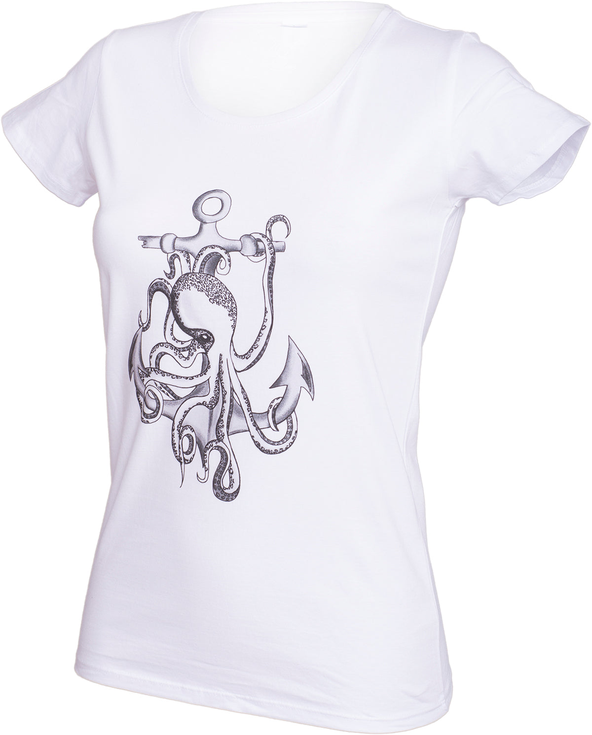 KOP1080w_-_Kuestenluder_ANCHOR_with_OCTOPUS_Sailor_T-SHIRT_-_Weiss_mit_schwarzem_Druck_03R9fXvK4Liygu2