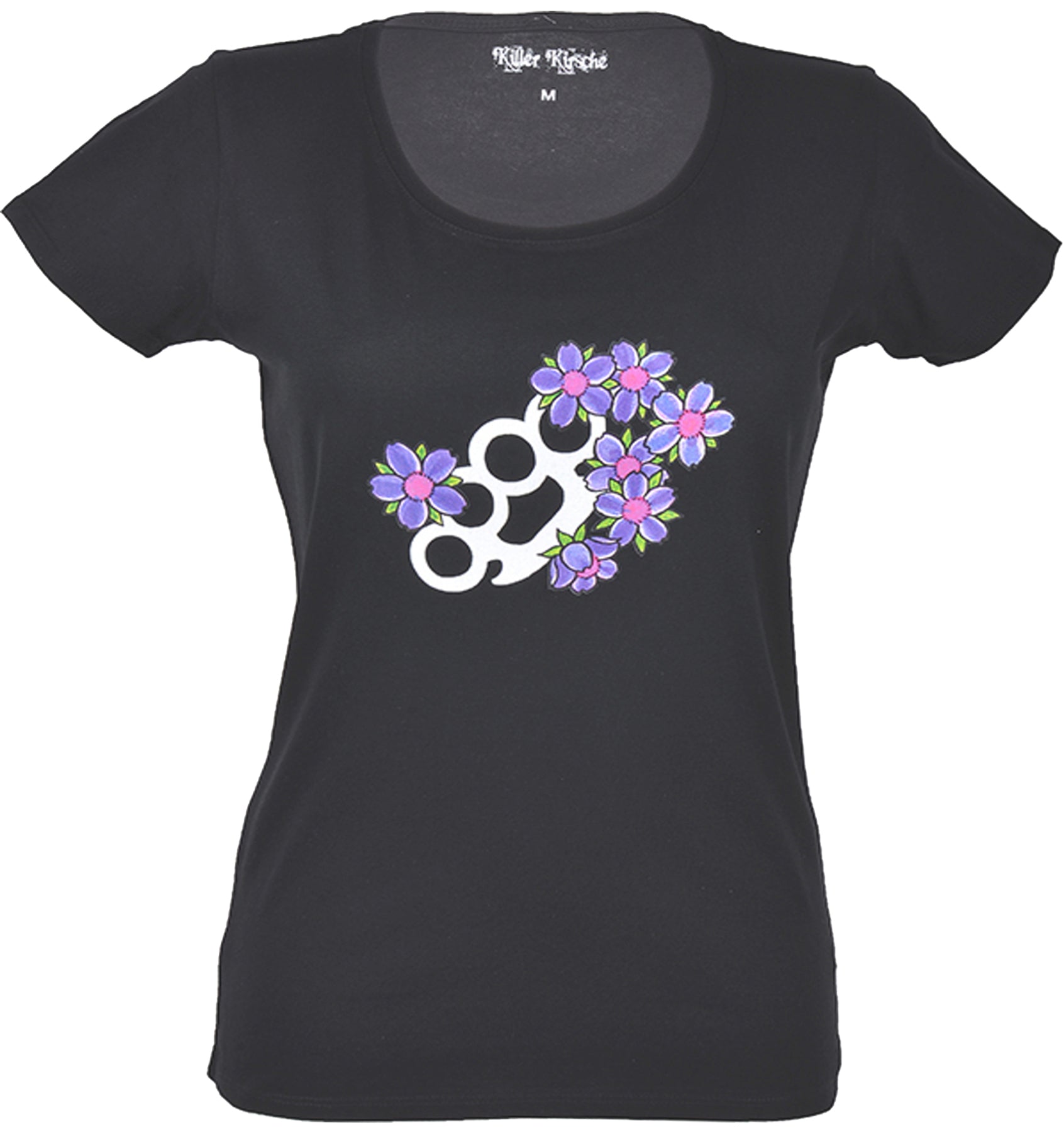 Killer_Kirsche_BRASSKNUCKLE_Flower_T-Shirt_-_Schwarz_killer_kirsche8s66IpNbhaq3y