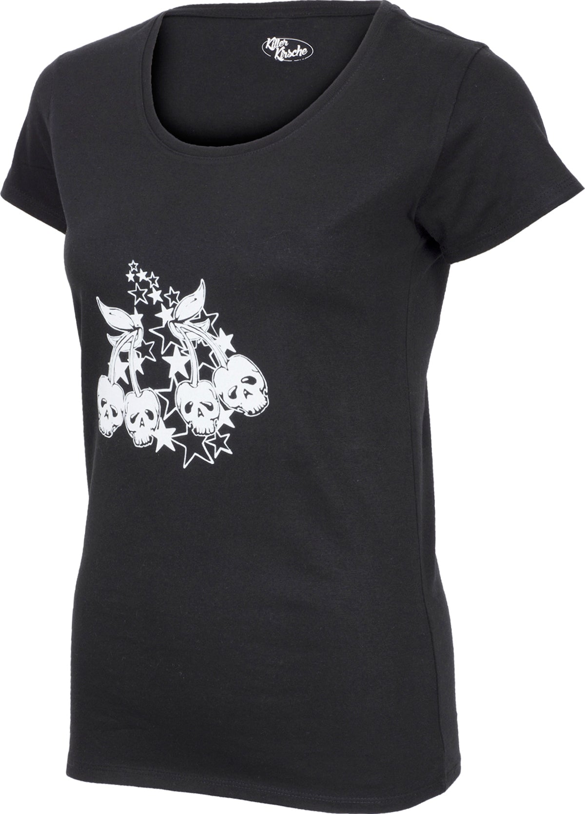 Killer_Kirsche_CHERRY_Skull_STARS_Kurzarm_Rundhals_Shirt_-_Schwarz-2