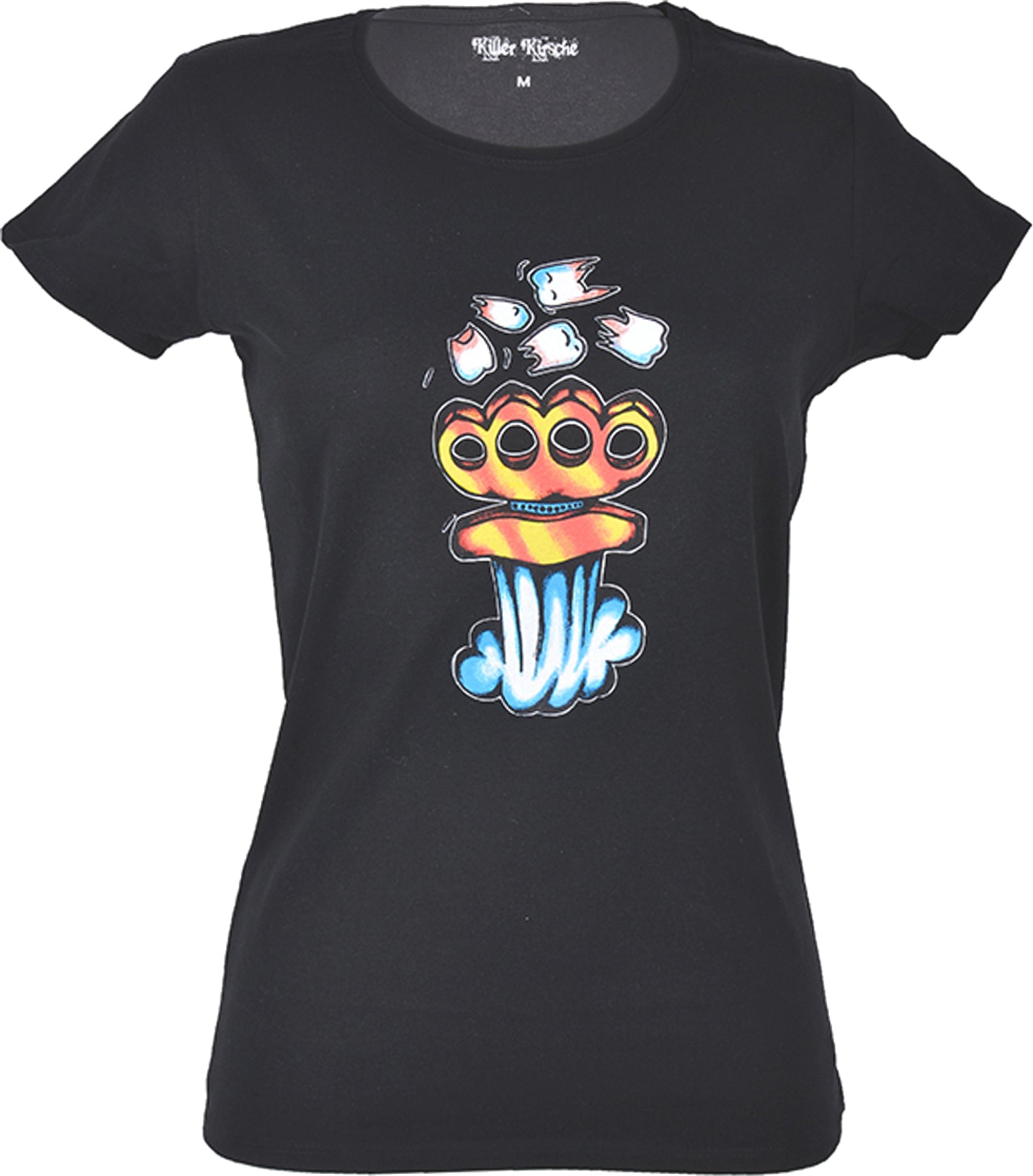 Killer_Kirsche_Comic_BRASSKNUCKLE_kawumm_T-Shirt_-_Schwarz_killer_kirsche