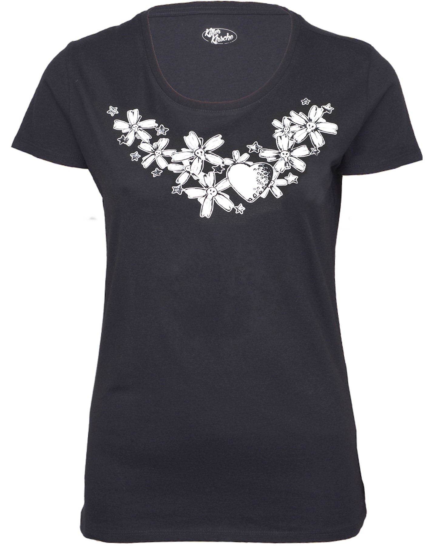 Killer_Kirsche_FLOWER_Skulls_Stars_und_Leo_Heart_T-SHIRT1