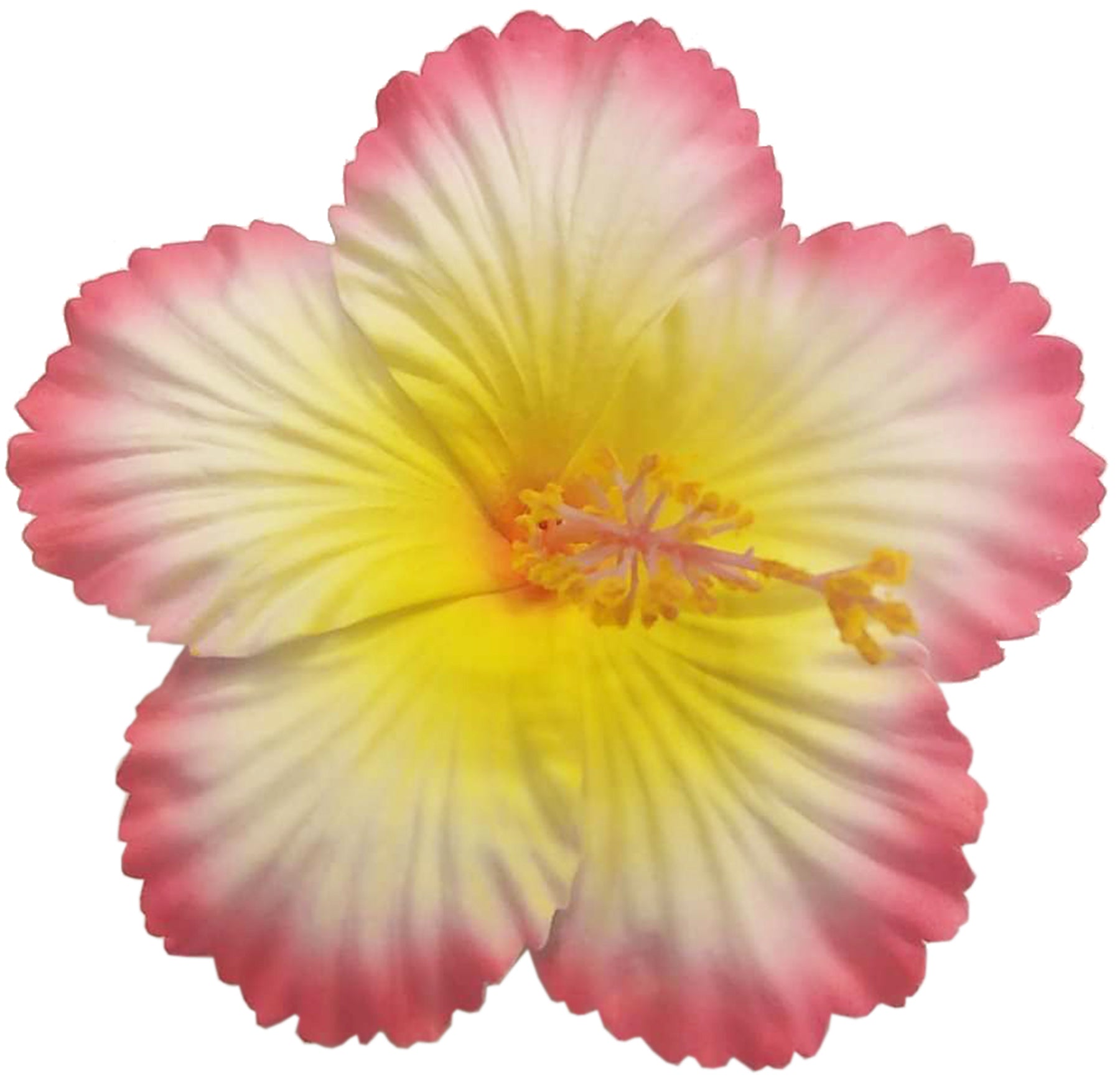 Killer_Kirsche_HERIET_HIBISCUS_FLOWER_Hibiskus_Haarbluete_Spange_-_Magenta_Gelb_1
