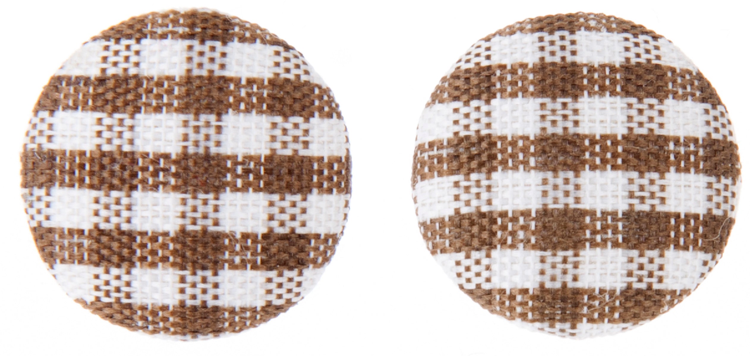 Killer_Kirsche_LEWELYN_Vintage_GINGHAM_Karo_Retro_Button_OHRSTECKERbr-1