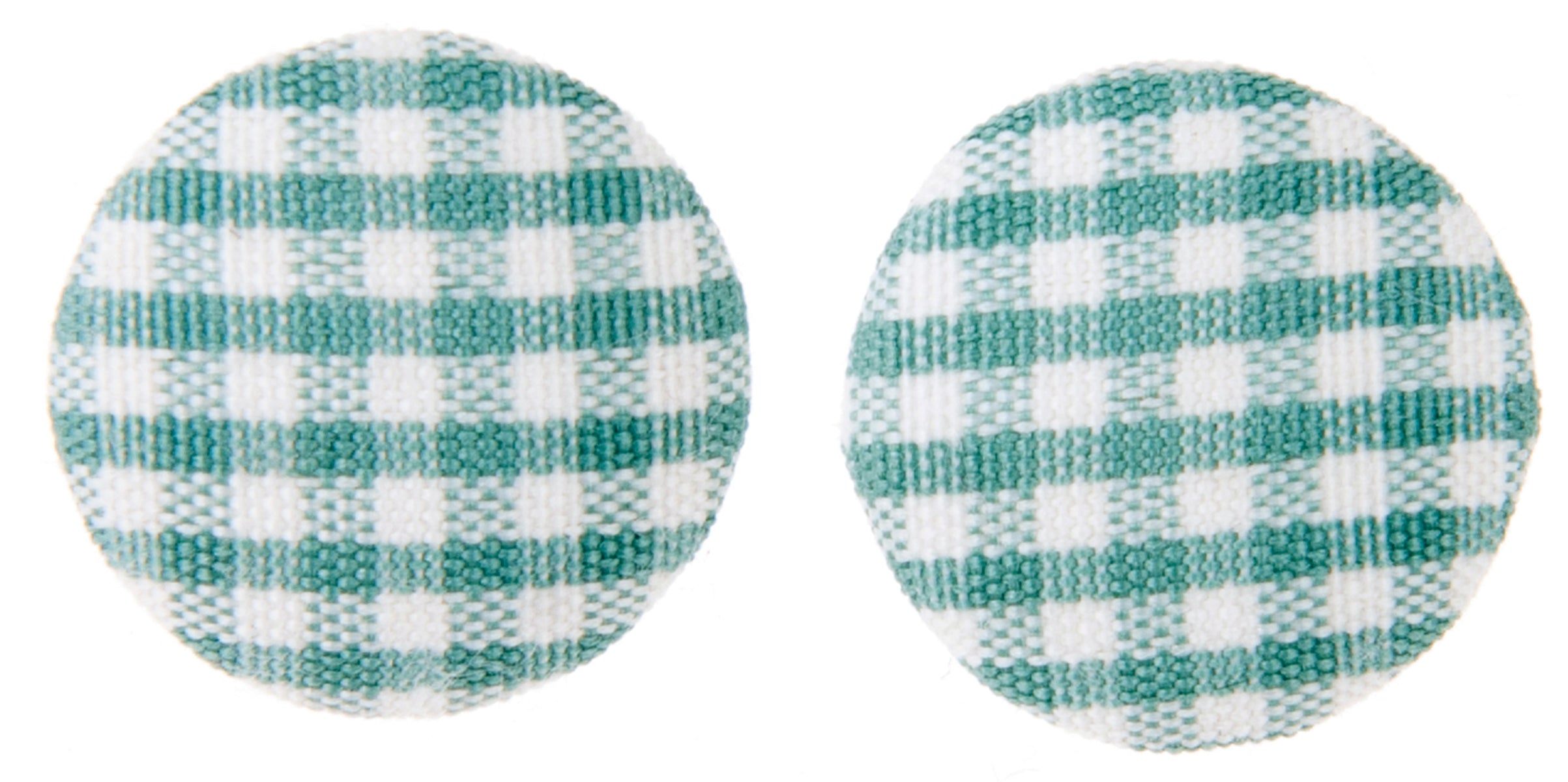 Killer_Kirsche_LEWELYN_Vintage_GINGHAM_Karo_Retro_Button_OHRSTECKERmt-1