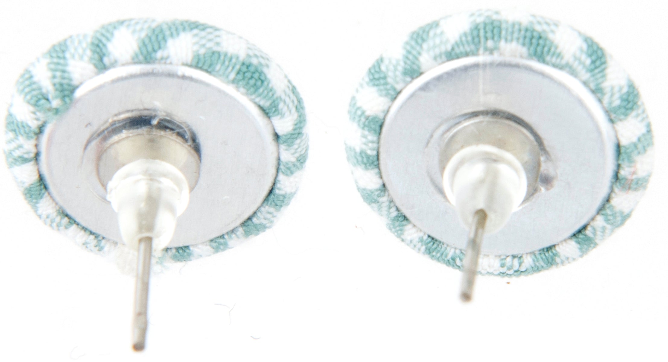 Killer_Kirsche_LEWELYN_Vintage_GINGHAM_Karo_Retro_Button_OHRSTECKERmt-3