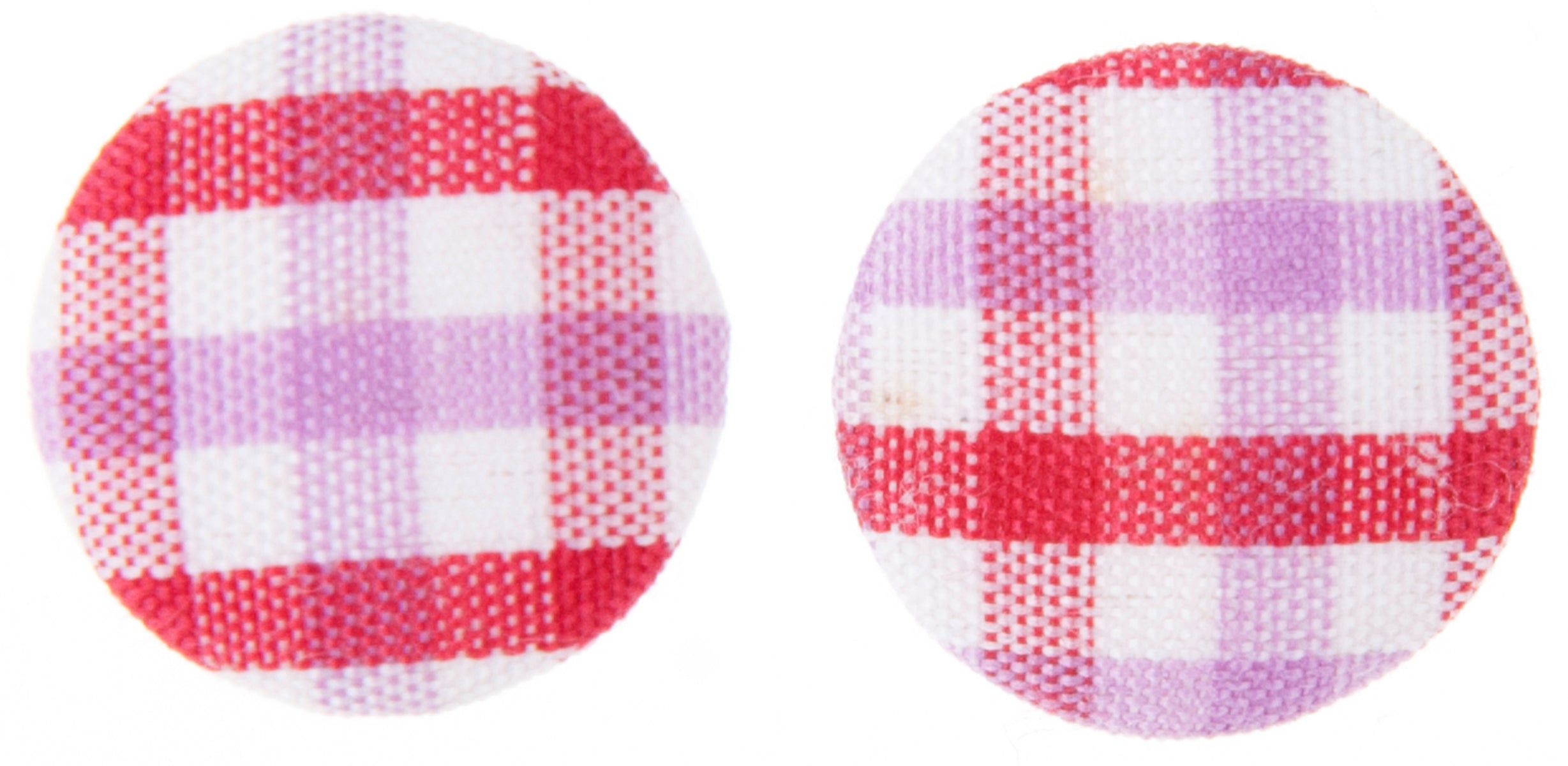 Killer_Kirsche_LEWELYN_Vintage_GINGHAM_Karo_Retro_Button_OHRSTECKERrf-1
