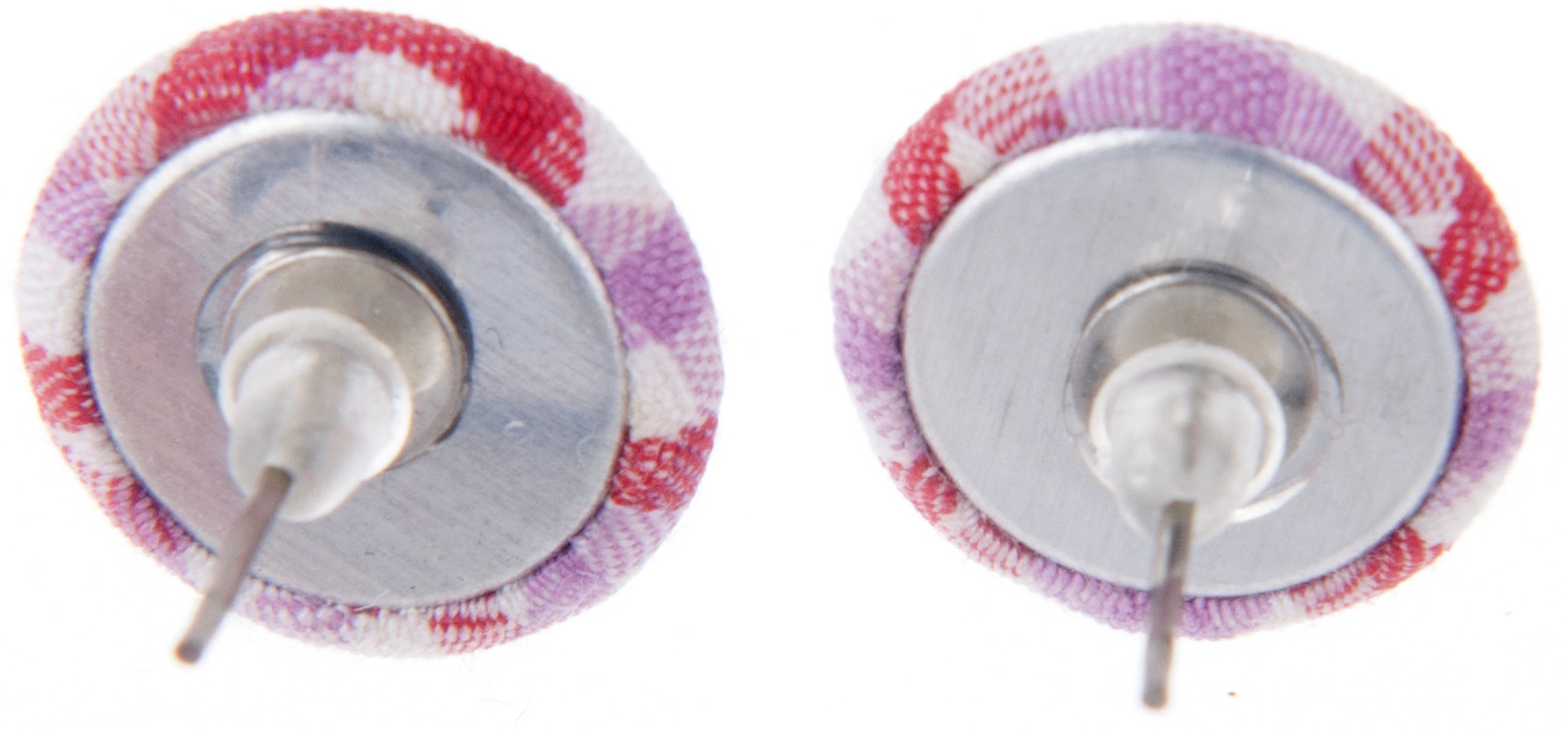 Killer_Kirsche_LEWELYN_Vintage_GINGHAM_Karo_Retro_Button_OHRSTECKERrf-3