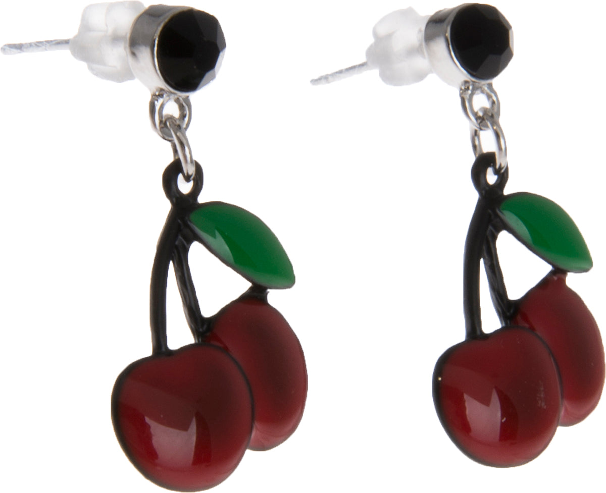 Killer_Kirsche_MELIKE_Kirschen_CHERRY_Glitzerstein_Vintage_OHRSTECKER-2