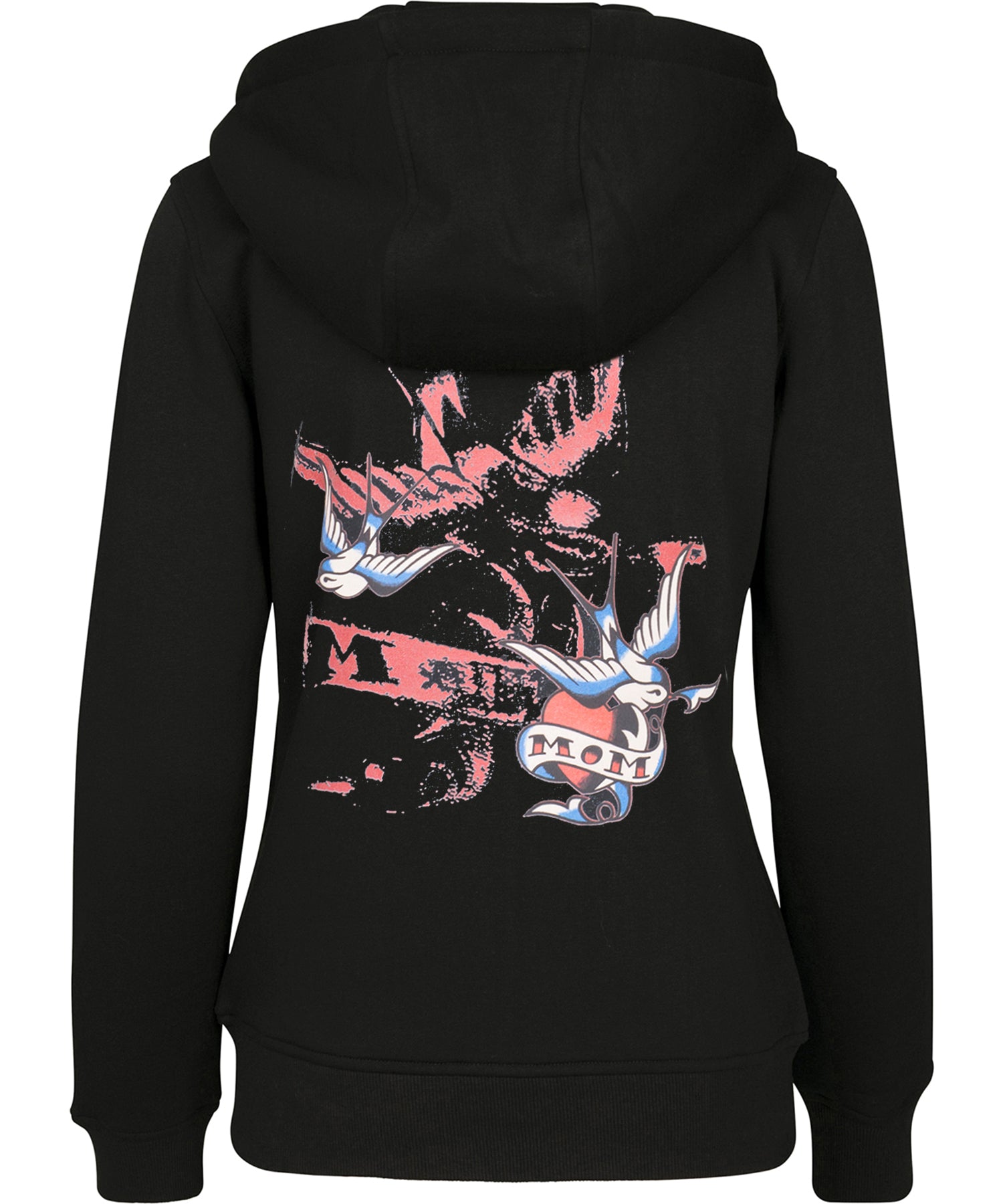 Killer_Kirsche_OLDSCHOOL_Swallow_MOM_Schwalben_Tattoo_Motiv_Hooded_Zip_Sweat_JACKE_-_Schwarz_hintennzXgJE9YrZfq5