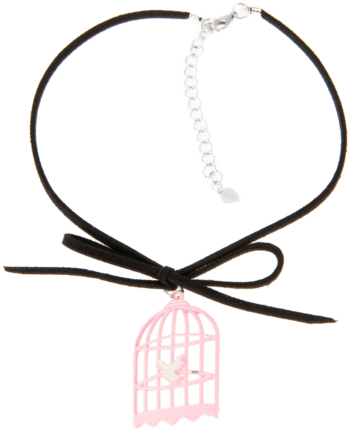 Killer_Kirsche_PINK_BIRDCAGE_Vogelkaefig_Bow_VINTAGE_Halsband_CHOKER-1