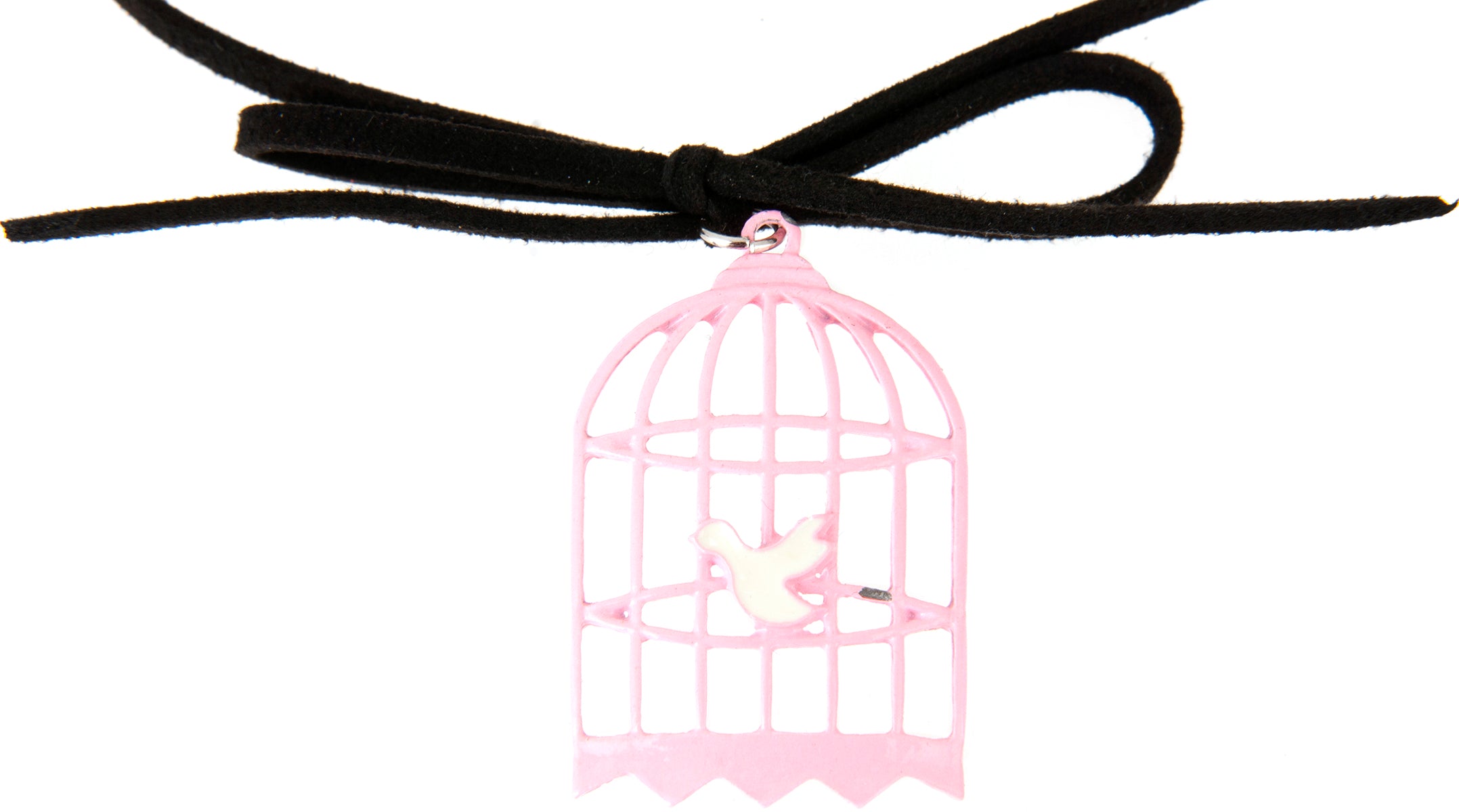 Killer_Kirsche_PINK_BIRDCAGE_Vogelkaefig_Bow_VINTAGE_Halsband_CHOKER-2