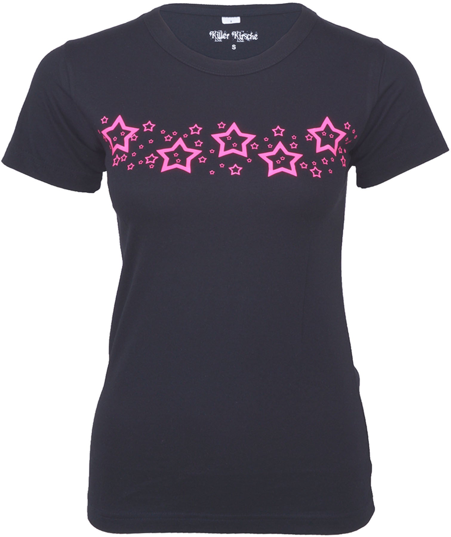 Killer_Kirsche_PINK_STARS_Sterne_Retro_Girli_Kurzarm_T-ShirtoN1DEzUUjM4Ua